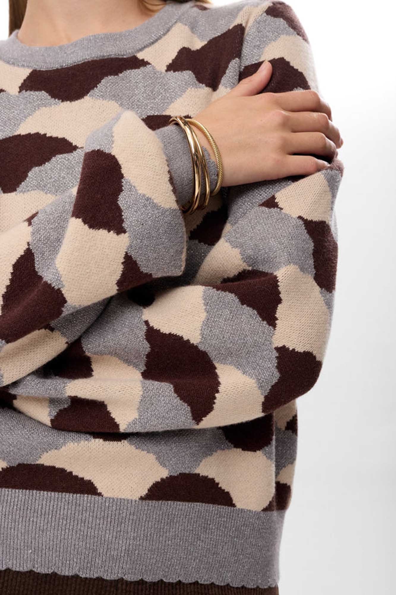 Jersey con hilo de lurex NULILA