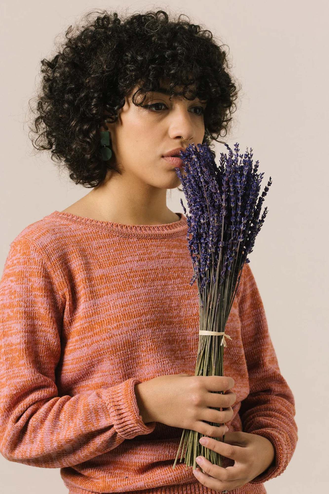 Jersey de hilo reciclado NISE TORCH SALMON - Imagen 3