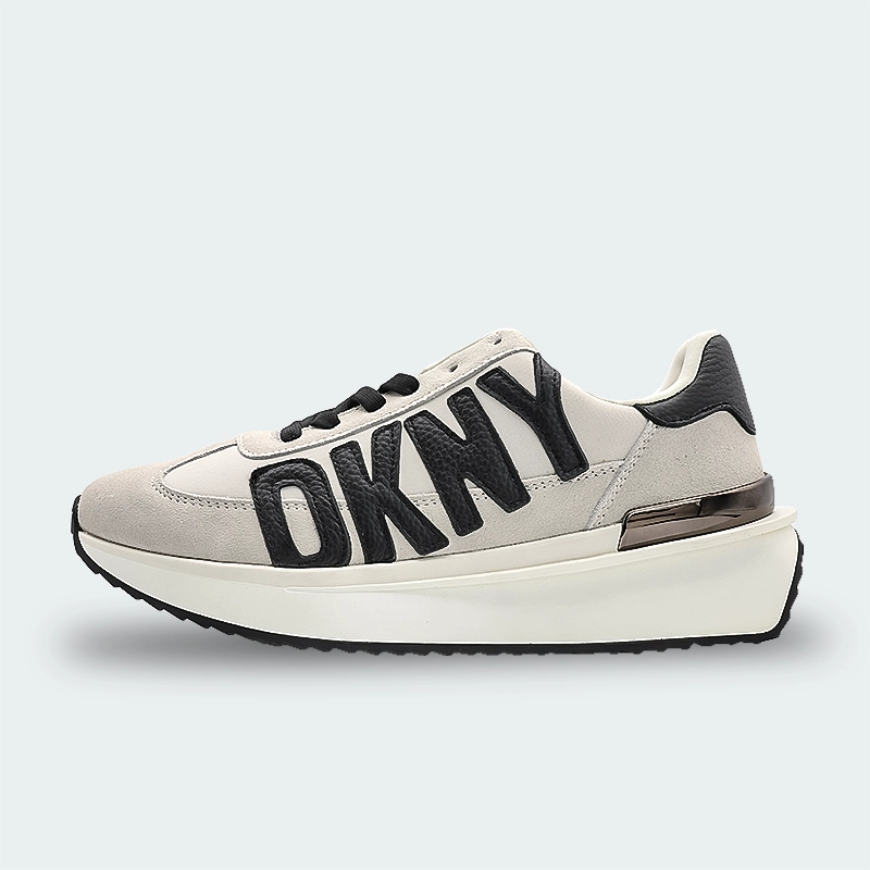 Tenis DKNY Arlan-Lace Up Snea Beige Mujer K05731