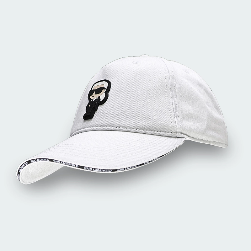 Gorra Karl Lagerfeld Logo KL Frontal Blanco K05247