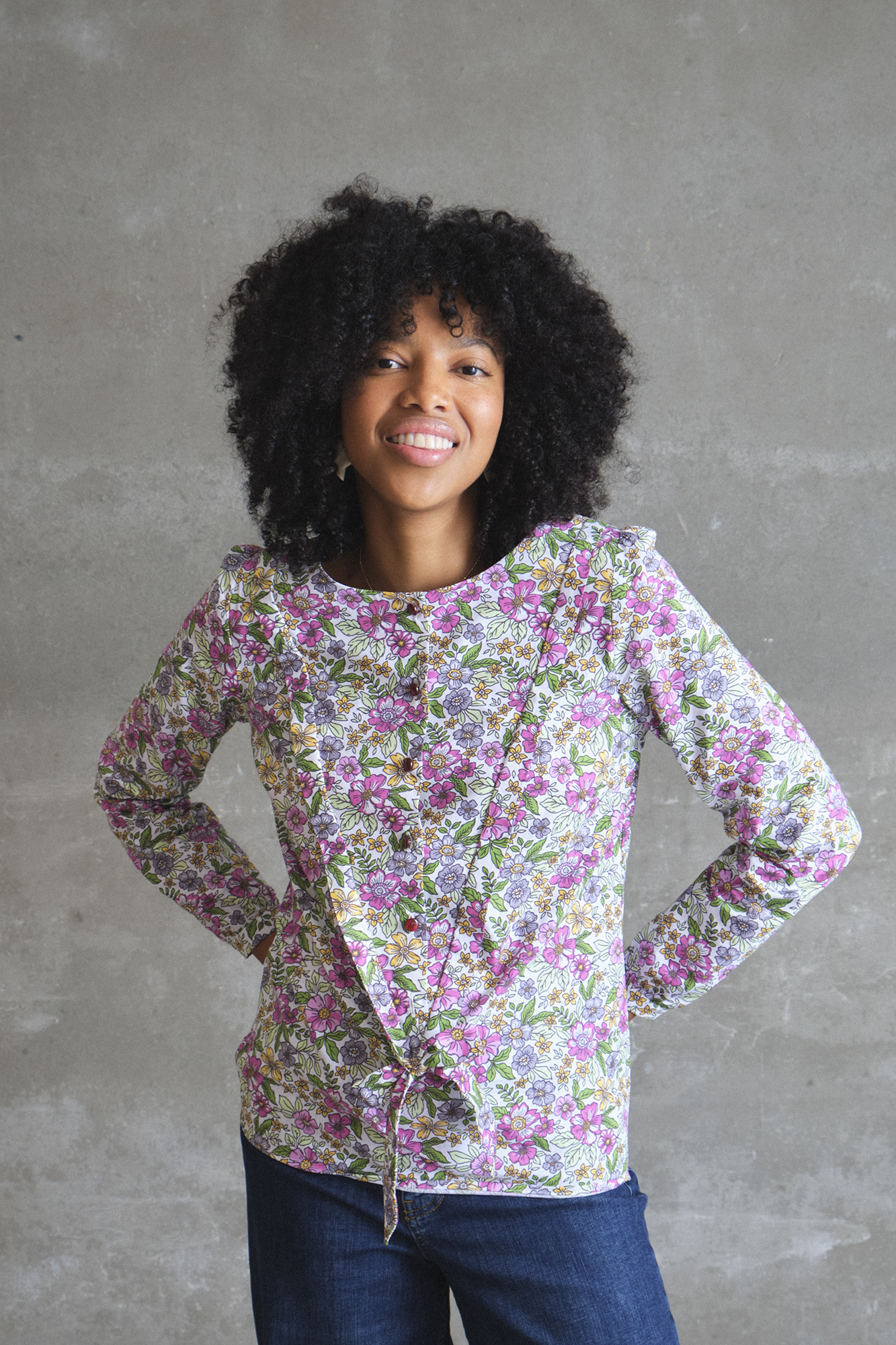 Blusa de flores HEDRA