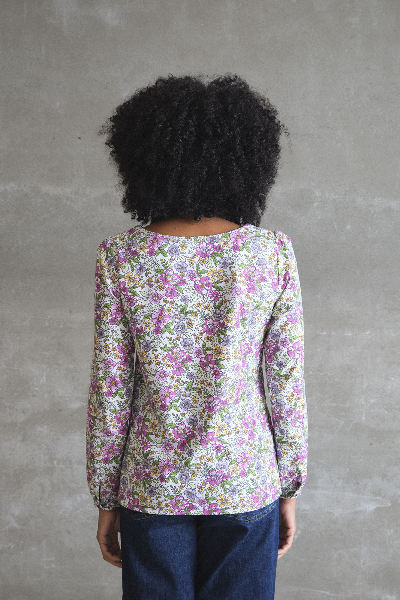 Blusa de flores HEDRA - Imagen 4