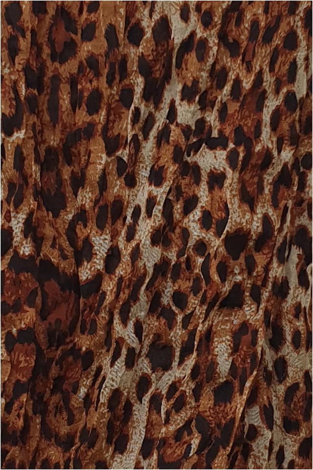 Pashmina animal print marrón