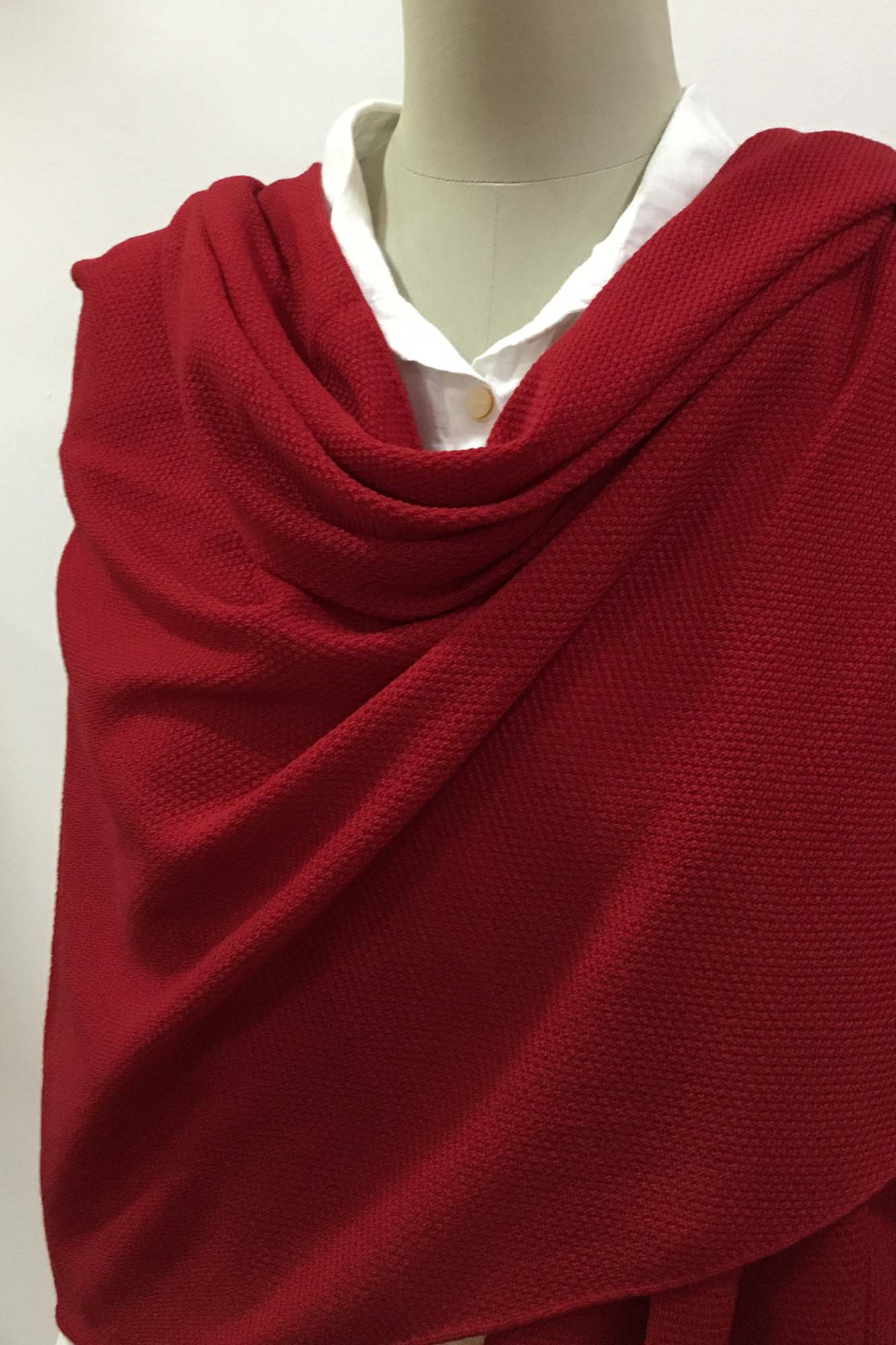 CHAL MERINO ROJO OSCURO 00768