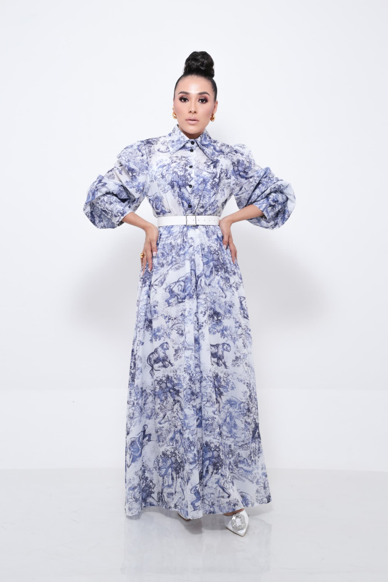 Maxi Vestido Blue P06925