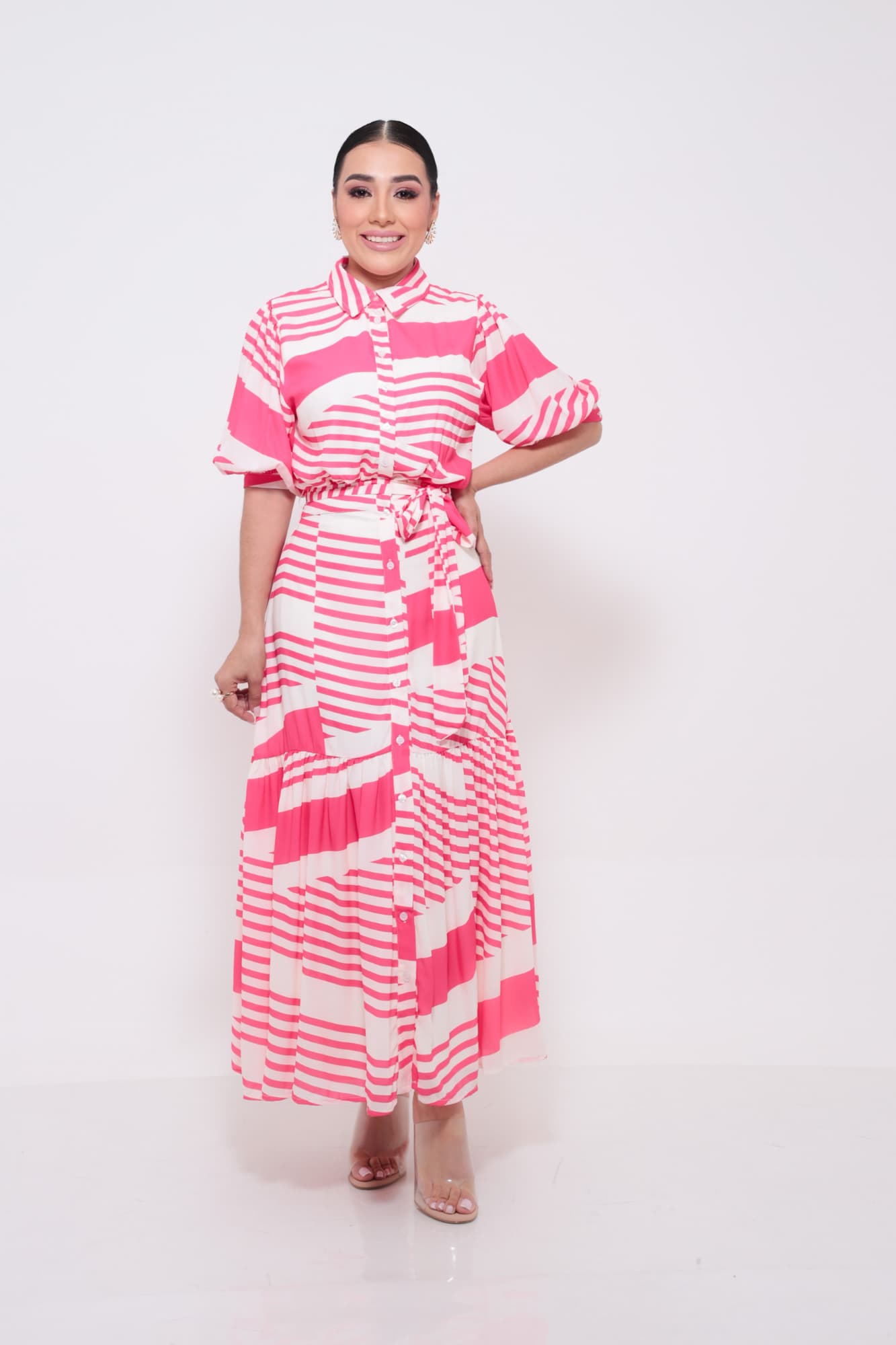 MAXI VESTIDO PINK IVORY P06824