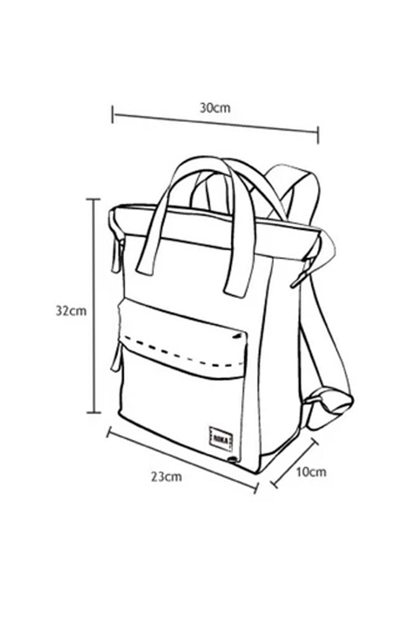 ROKA BANTRY B Mochila vegana pequeña color CRANBERRY - Imagen 5