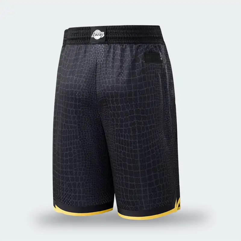 Pantaloneta NBA Lakers Negro Hombre K05451