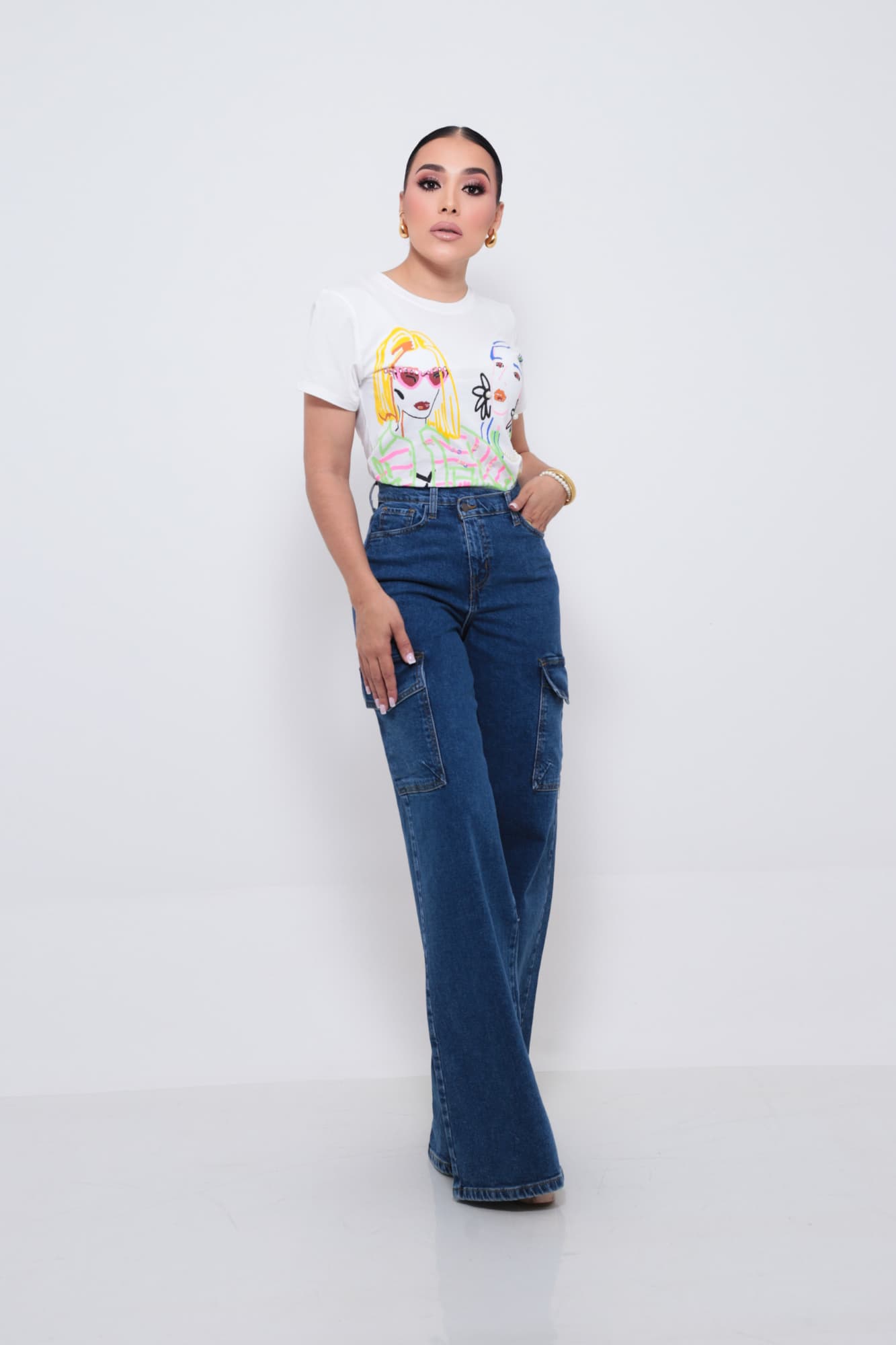 JEANS VIBRANT CARGO P06672