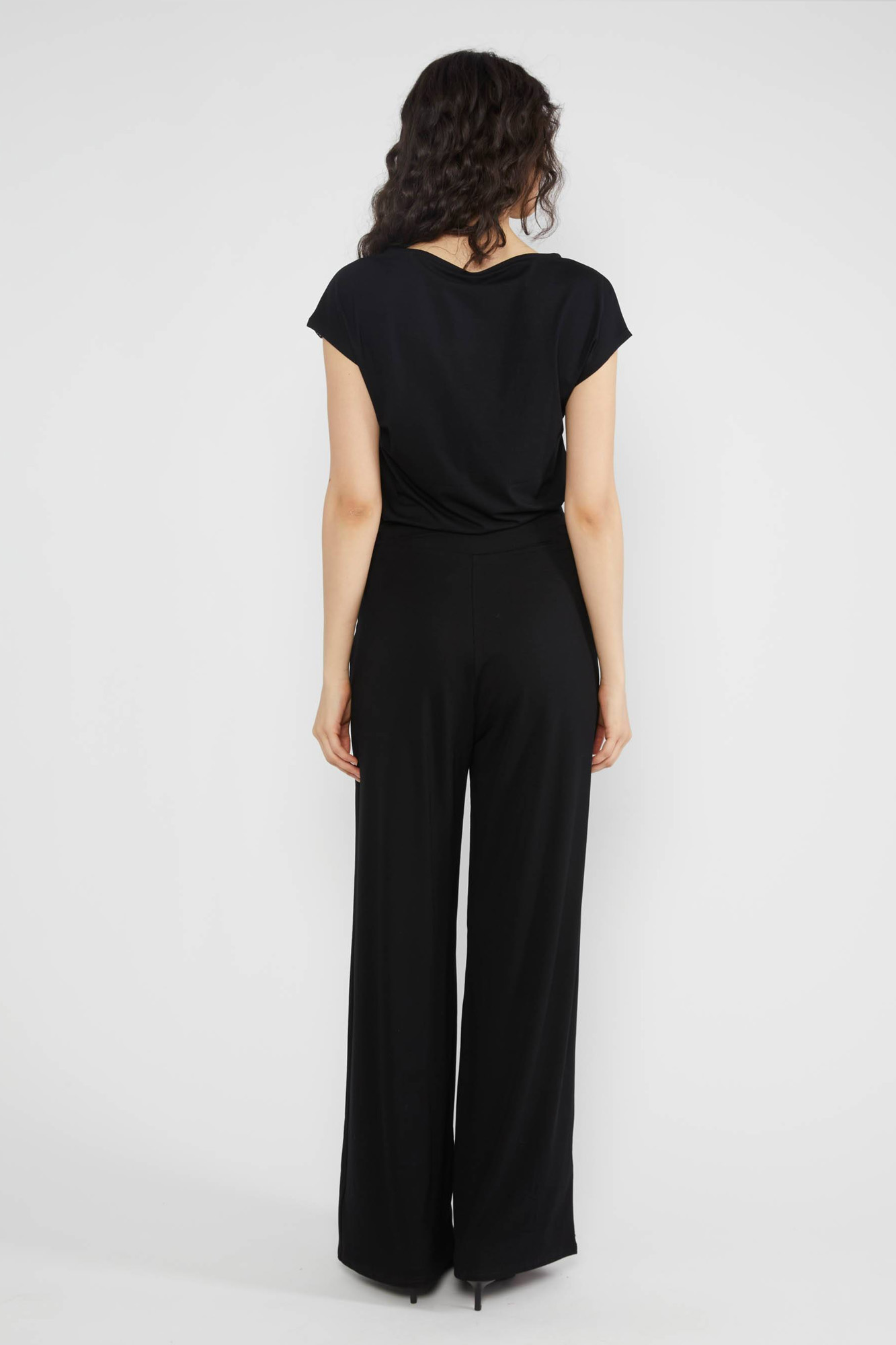 Pantalón negro de punto DRESSED FOR SUCCESS