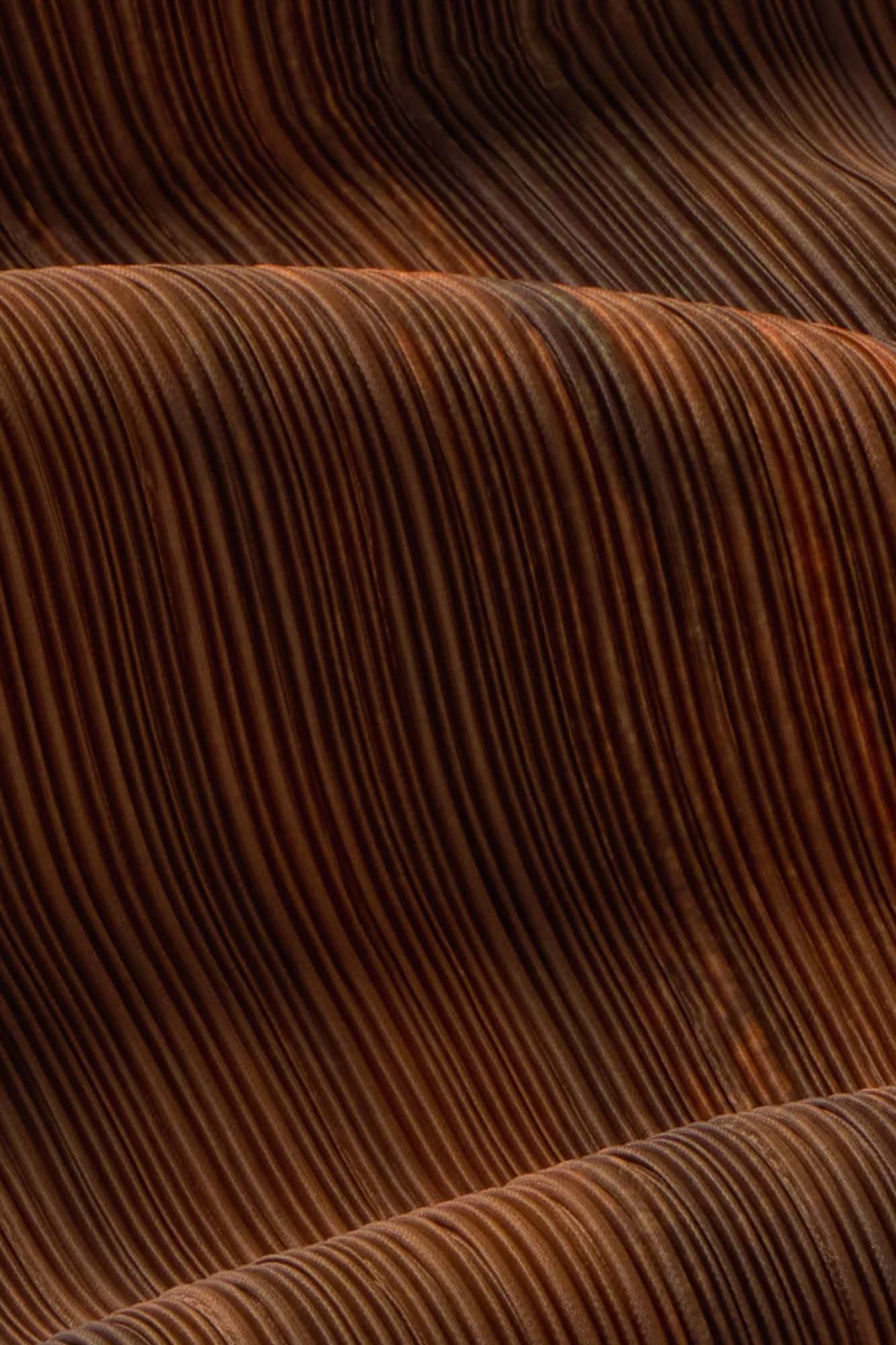 Pantalón relaxed plisado naranja MARO - Imagen 5