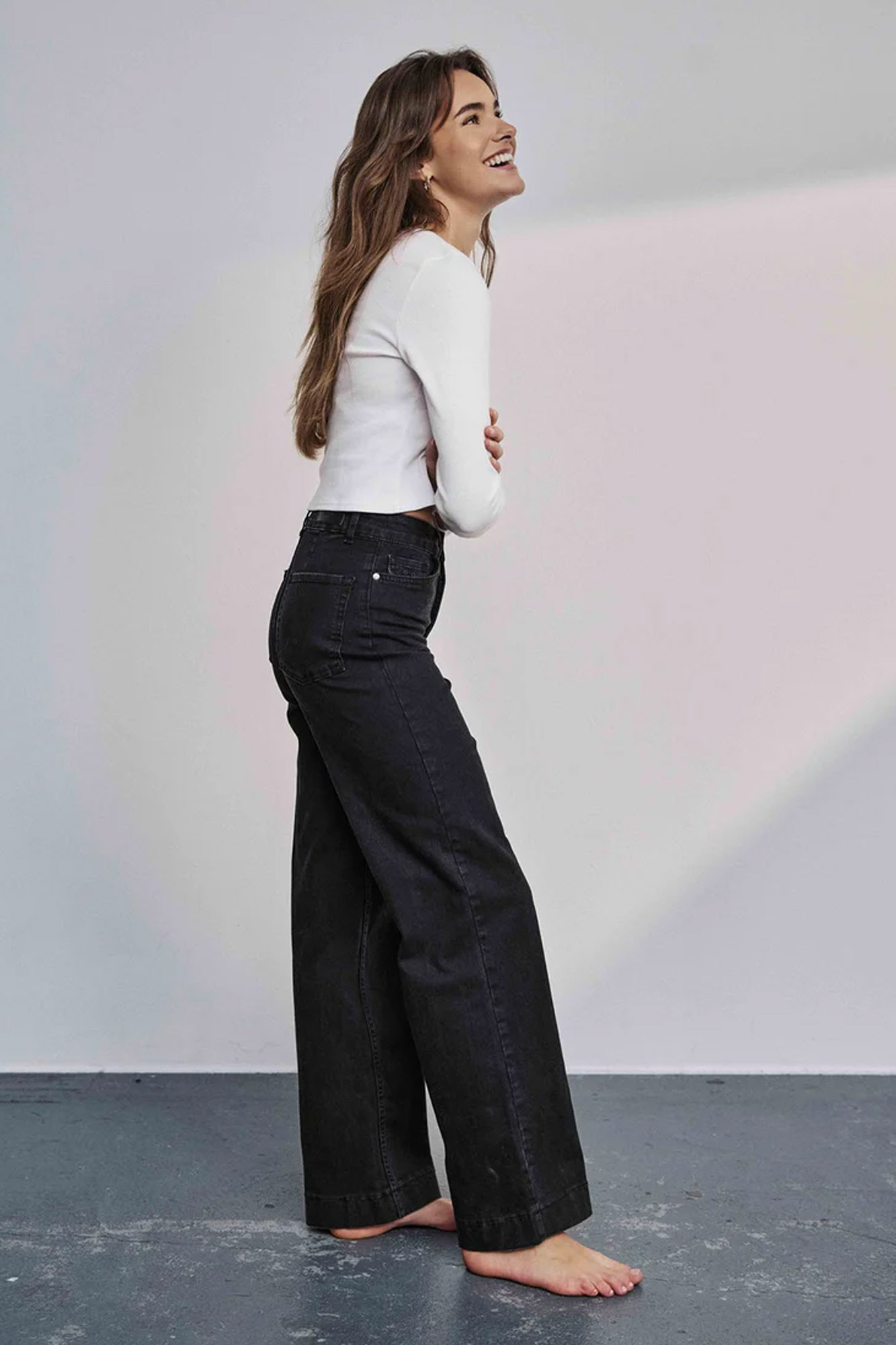 Pantalón vaquero NUPARIS LONG BLACK