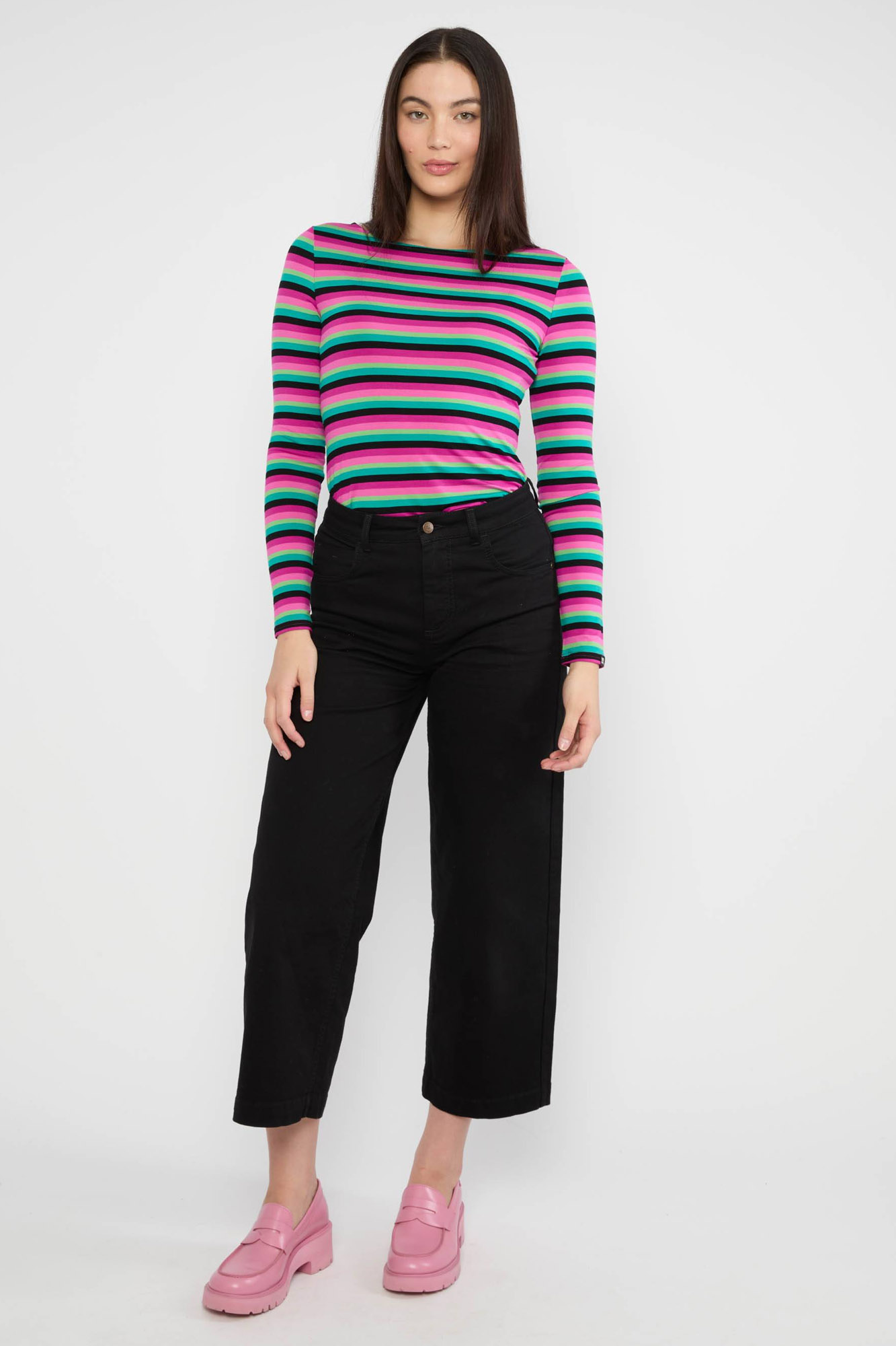 Pantalones HIGH WAIST CULOTTE BLACK