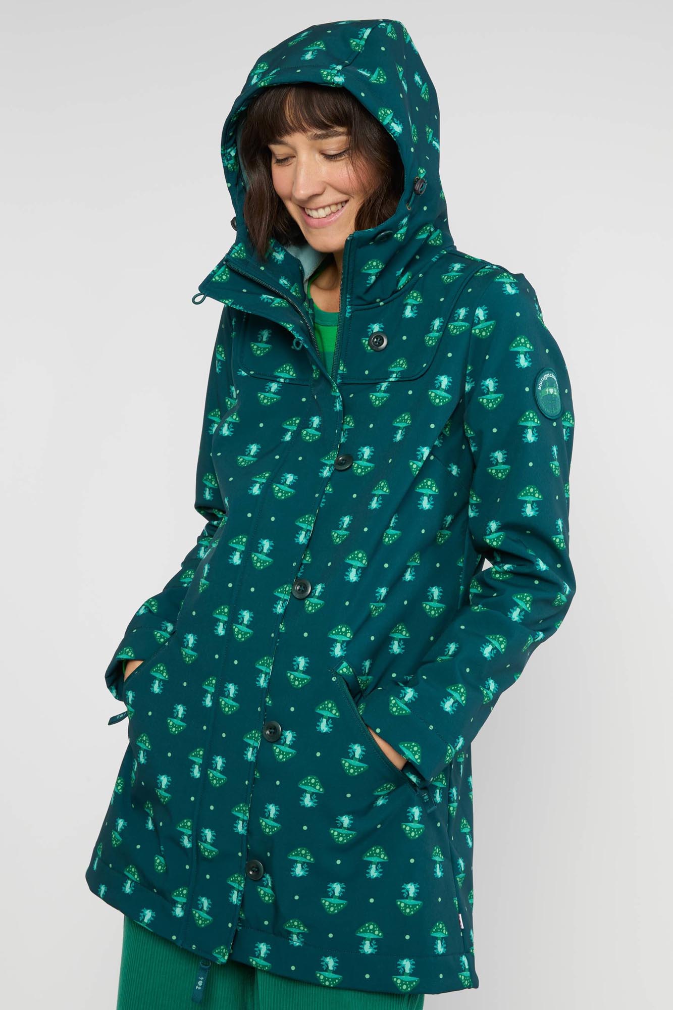 Parka impermeable WILD WEATHER NIGHT MUSHROOM