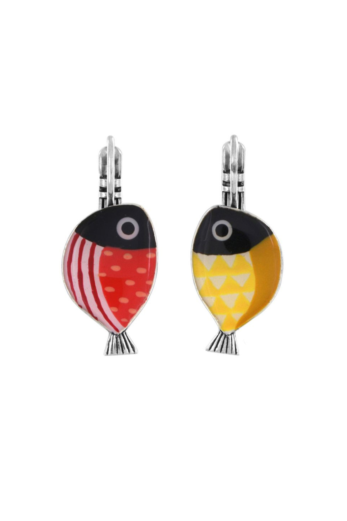 Pendientes ROJO AMARILLO OCEAN