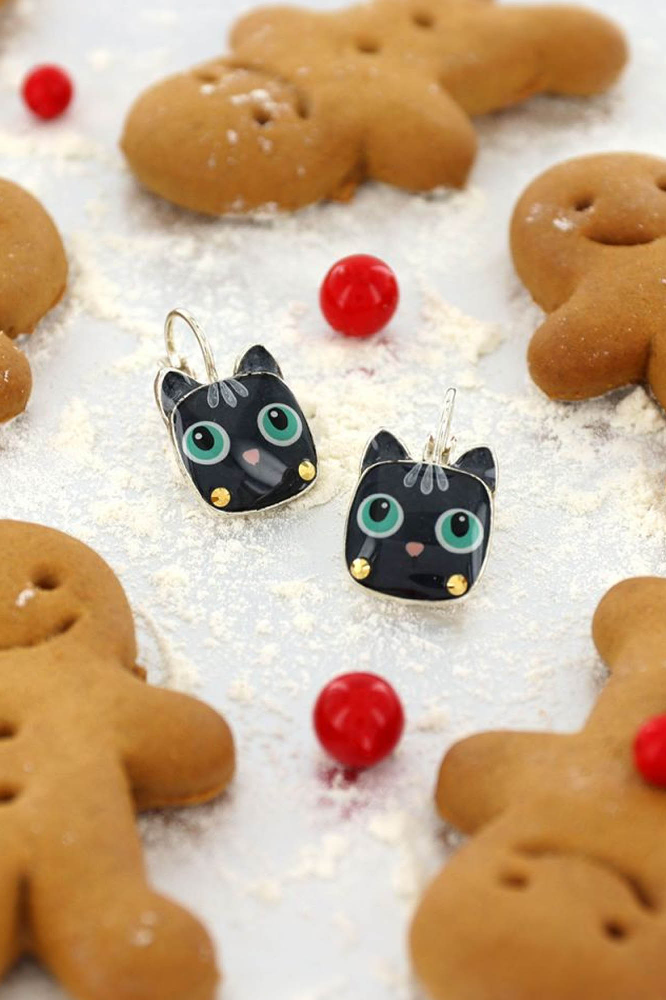 Pendientes sencillos MOUSTACHE