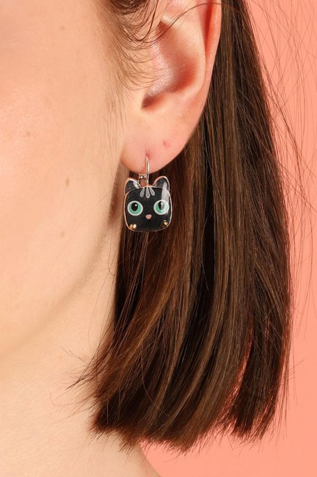 Pendientes sencillos MOUSTACHE - Imagen 3