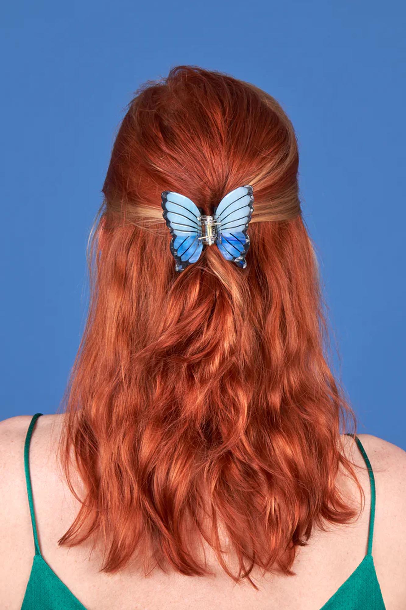 Pinza para el pelo BLUE BUTTERFLY