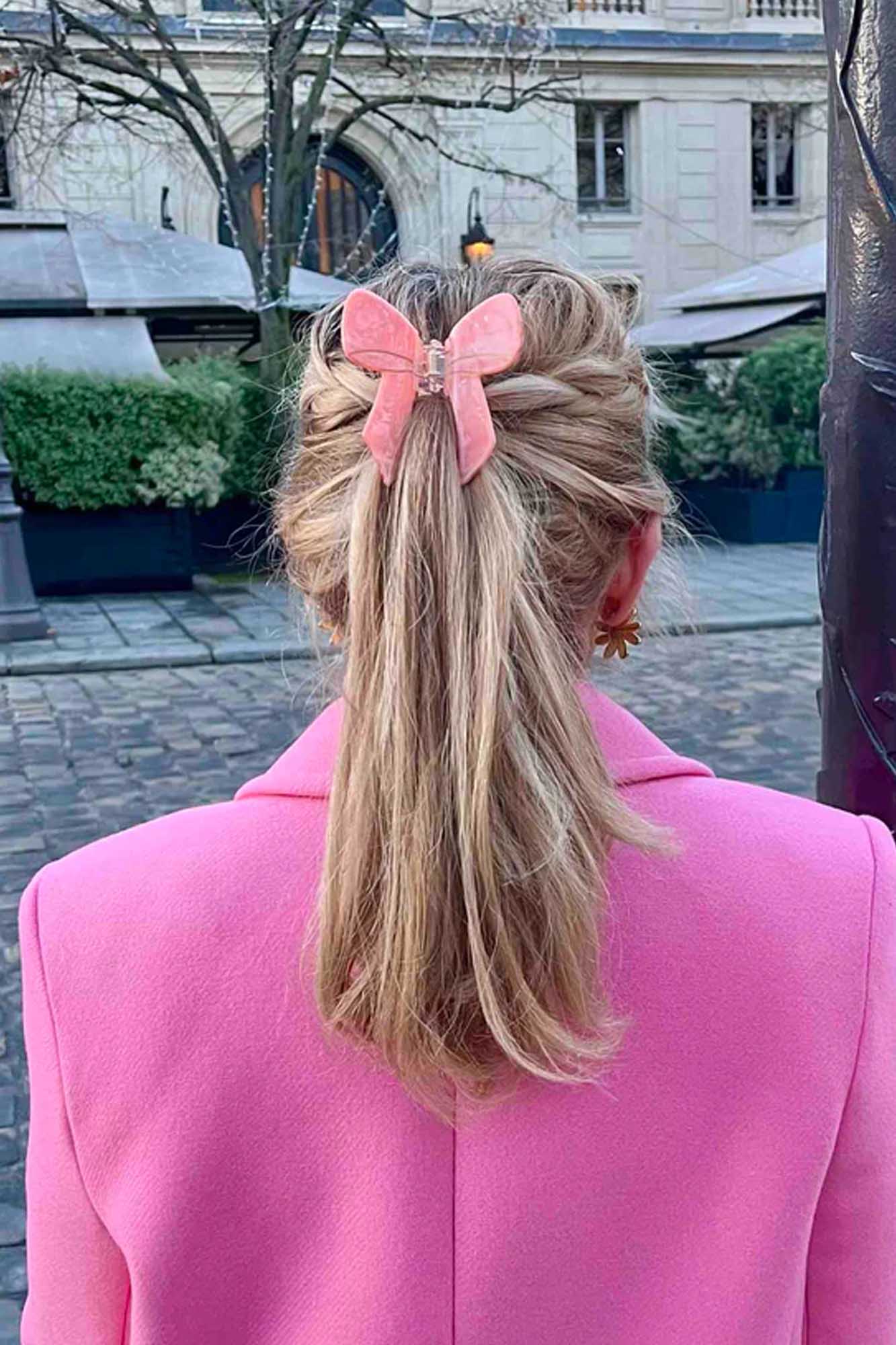 Pinza para el pelo BOW PINK - Imagen 5