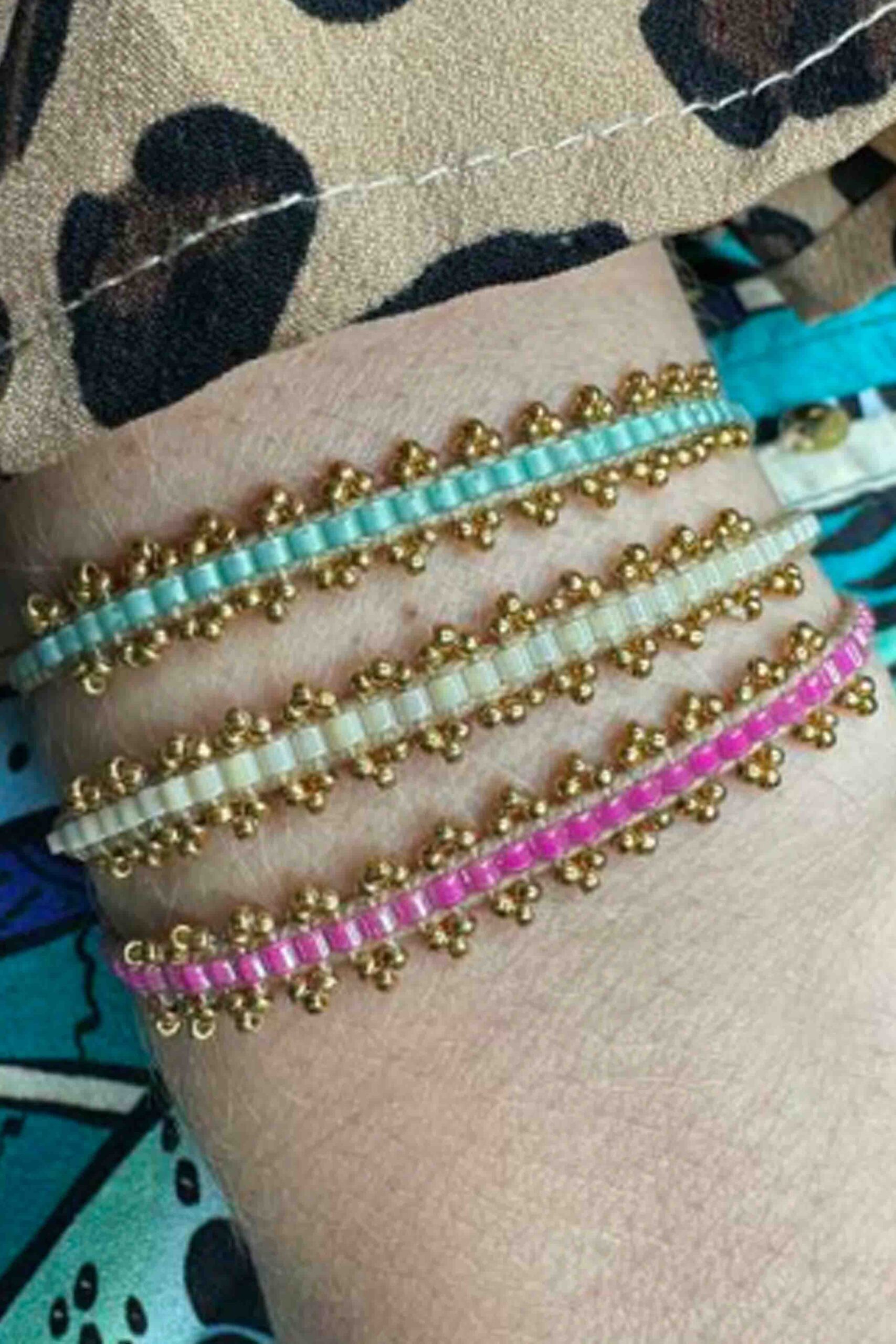 Pulsera de cuentas LOLA BLANCO