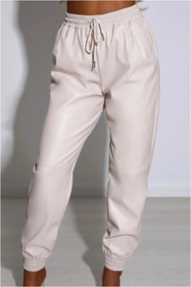 Pantalón mujer símil piel - Imagen 3