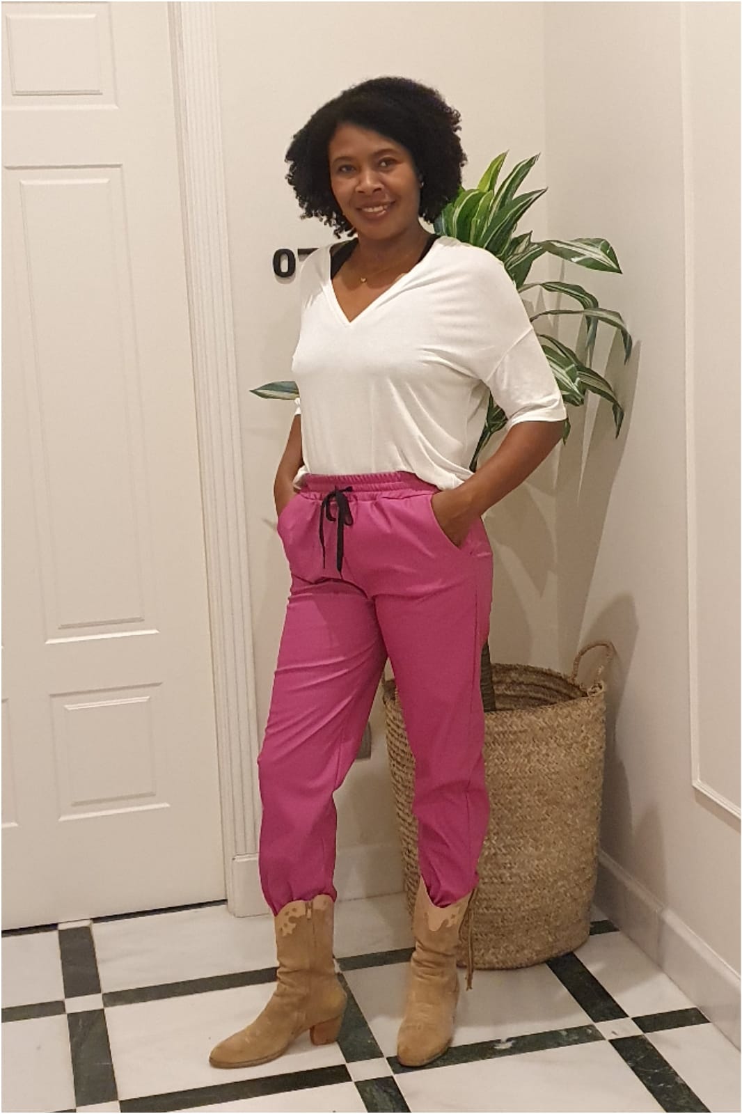 Pantalón mujer símil piel - Imagen 5