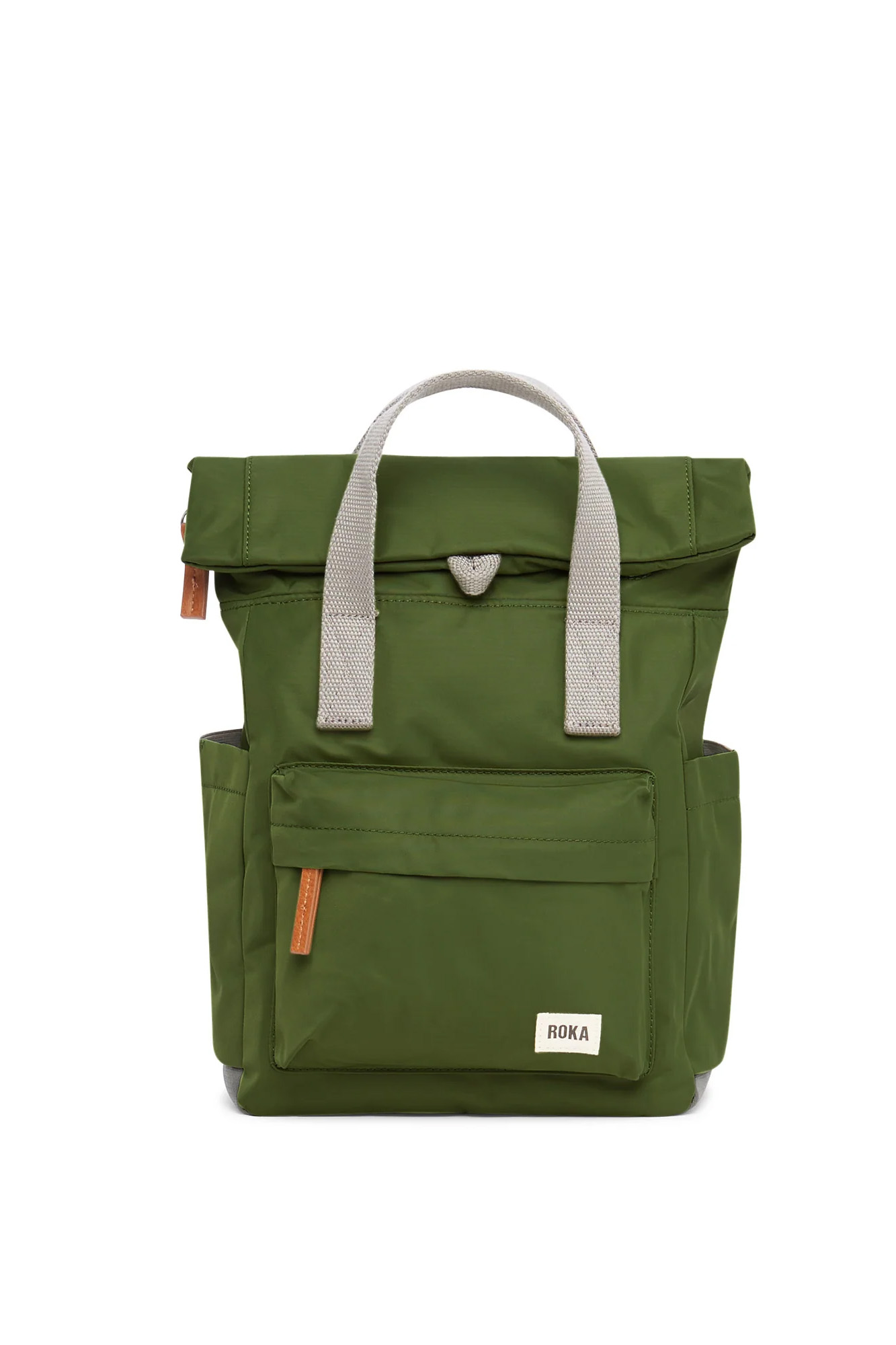 ROKA CANFIELD B Mochila vegana PEQUEÑA color AVOCADO