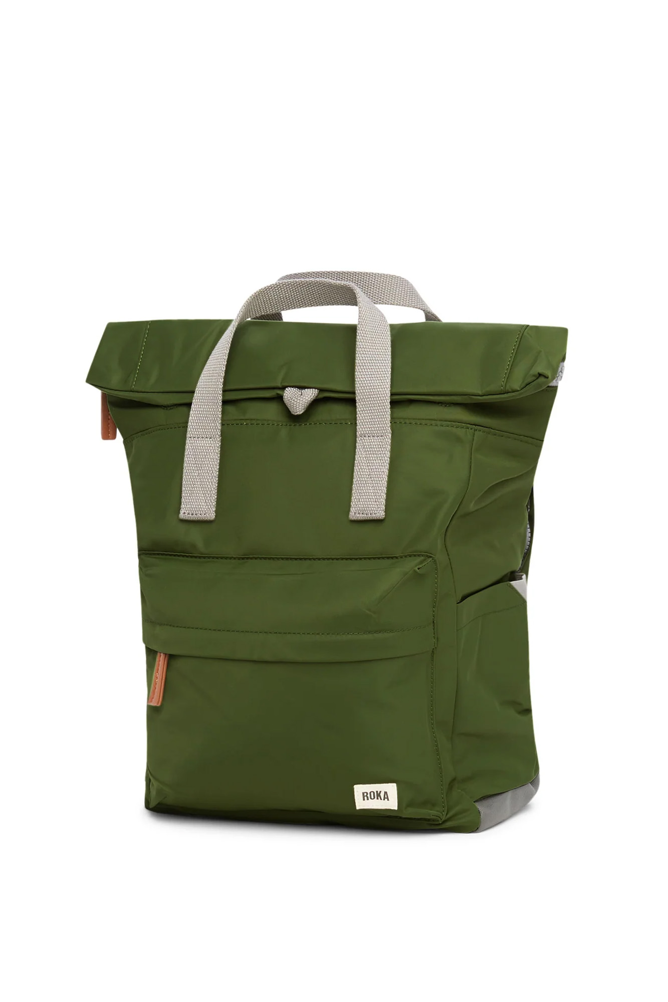 ROKA CANFIELD B Mochila vegana PEQUEÑA color AVOCADO