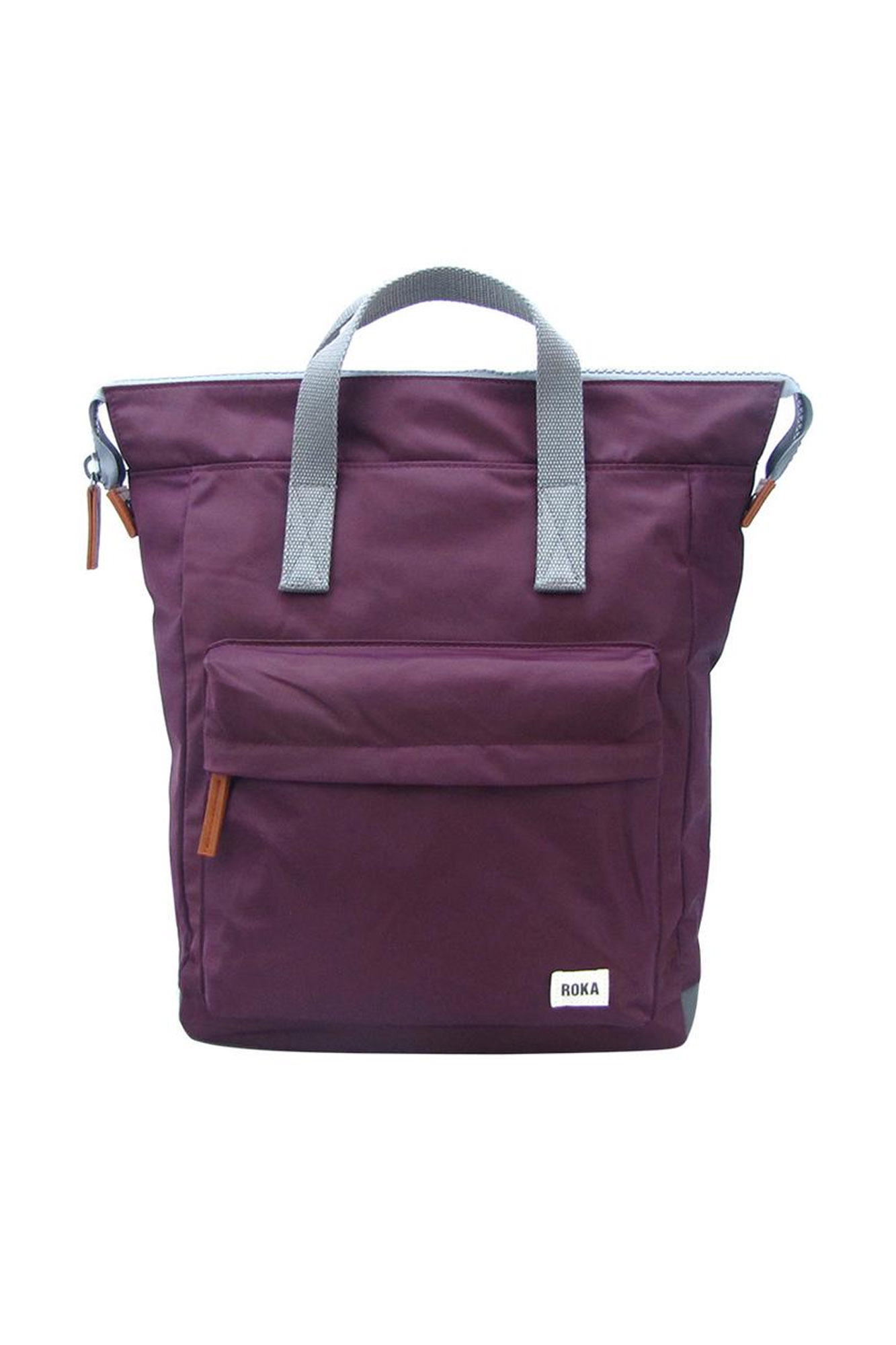 ROKA LONDON mochila pequeña BANTRY B PLUM