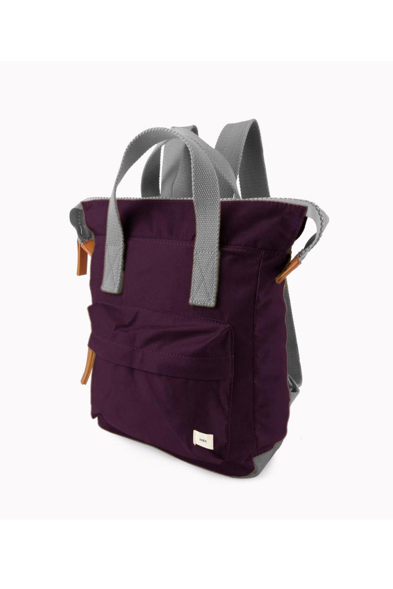 ROKA LONDON mochila pequeña BANTRY B PLUM