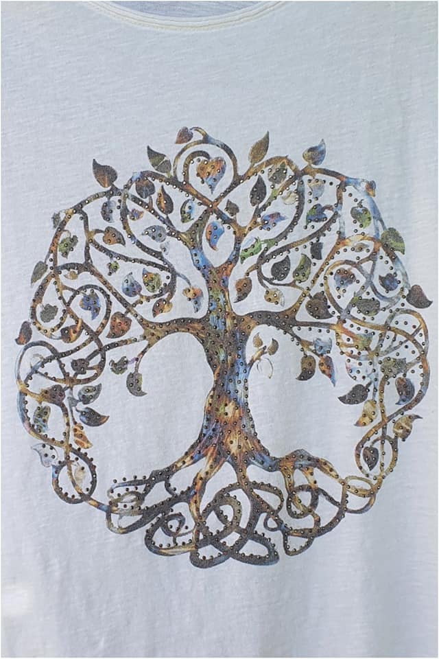 Camiseta mujer árbol de la vida