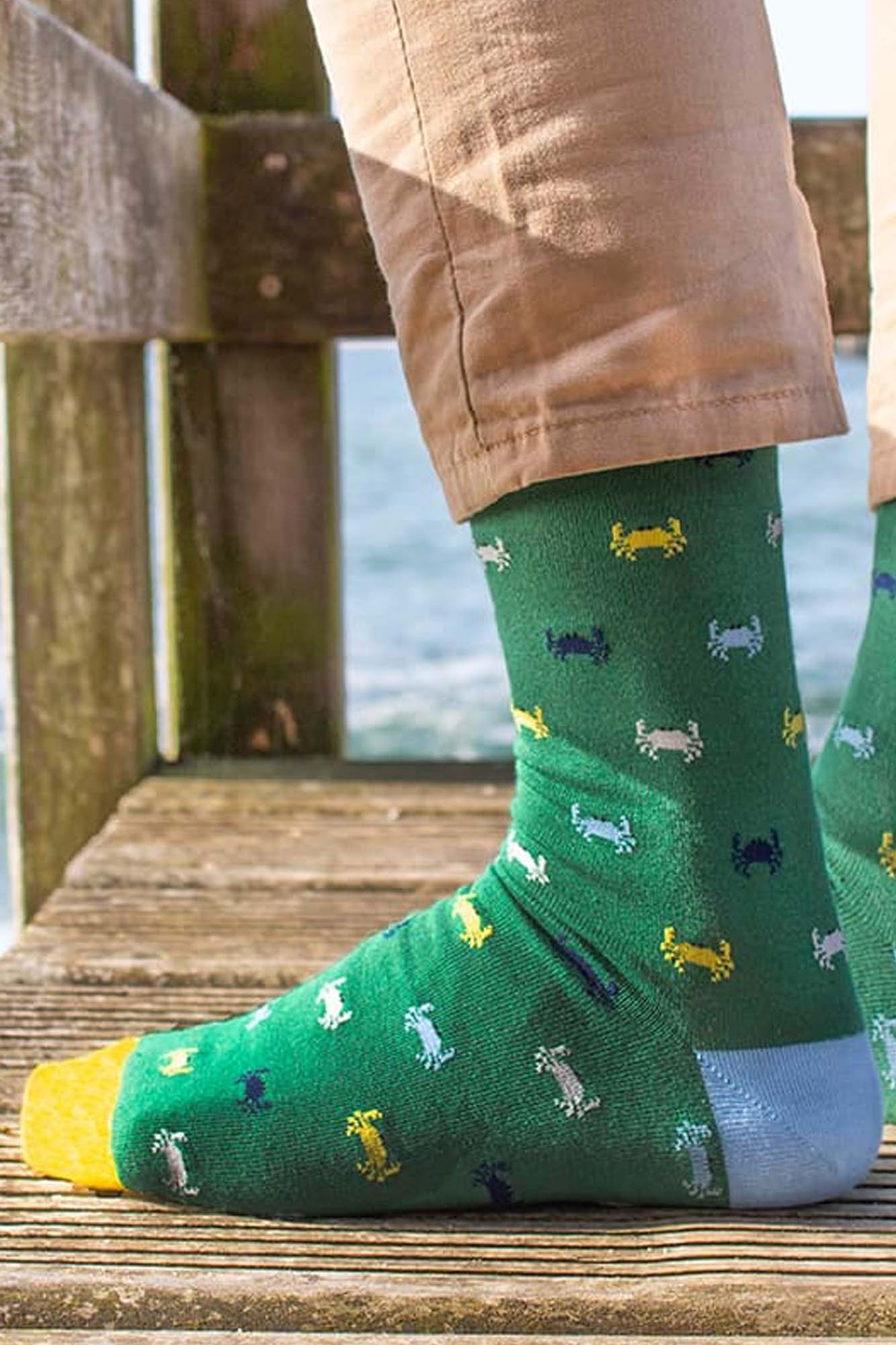 SOMOSOCEANO calcetines NÉCORAS MIX VERDE