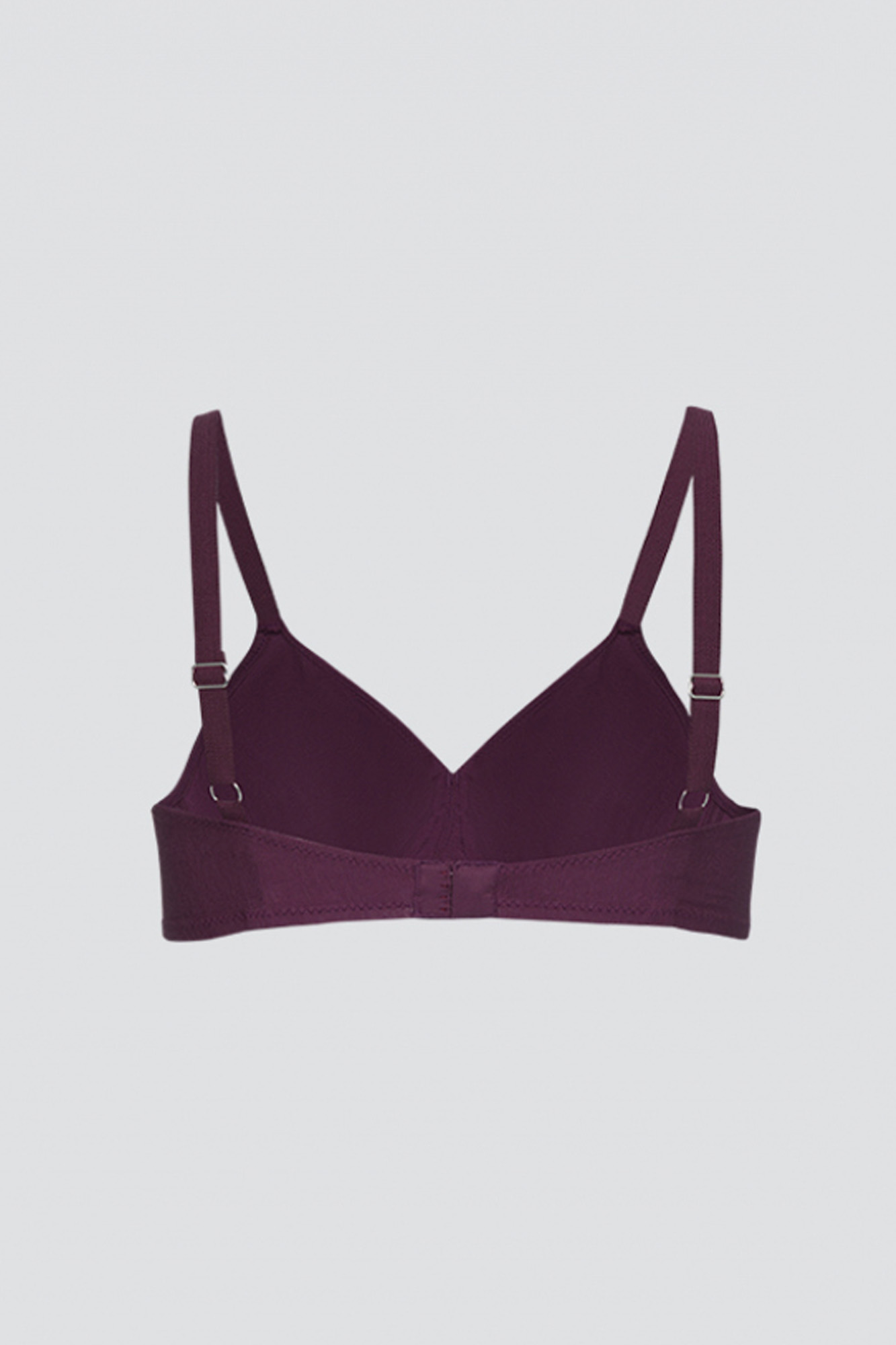 SUJETADOR de algodón orgánico COMFY CIRUELA