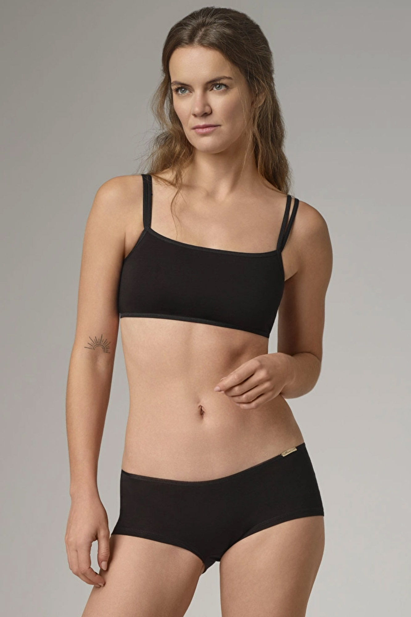 SUJETADOR de algodón orgánico estilo top BUSTIER - Imagen 3