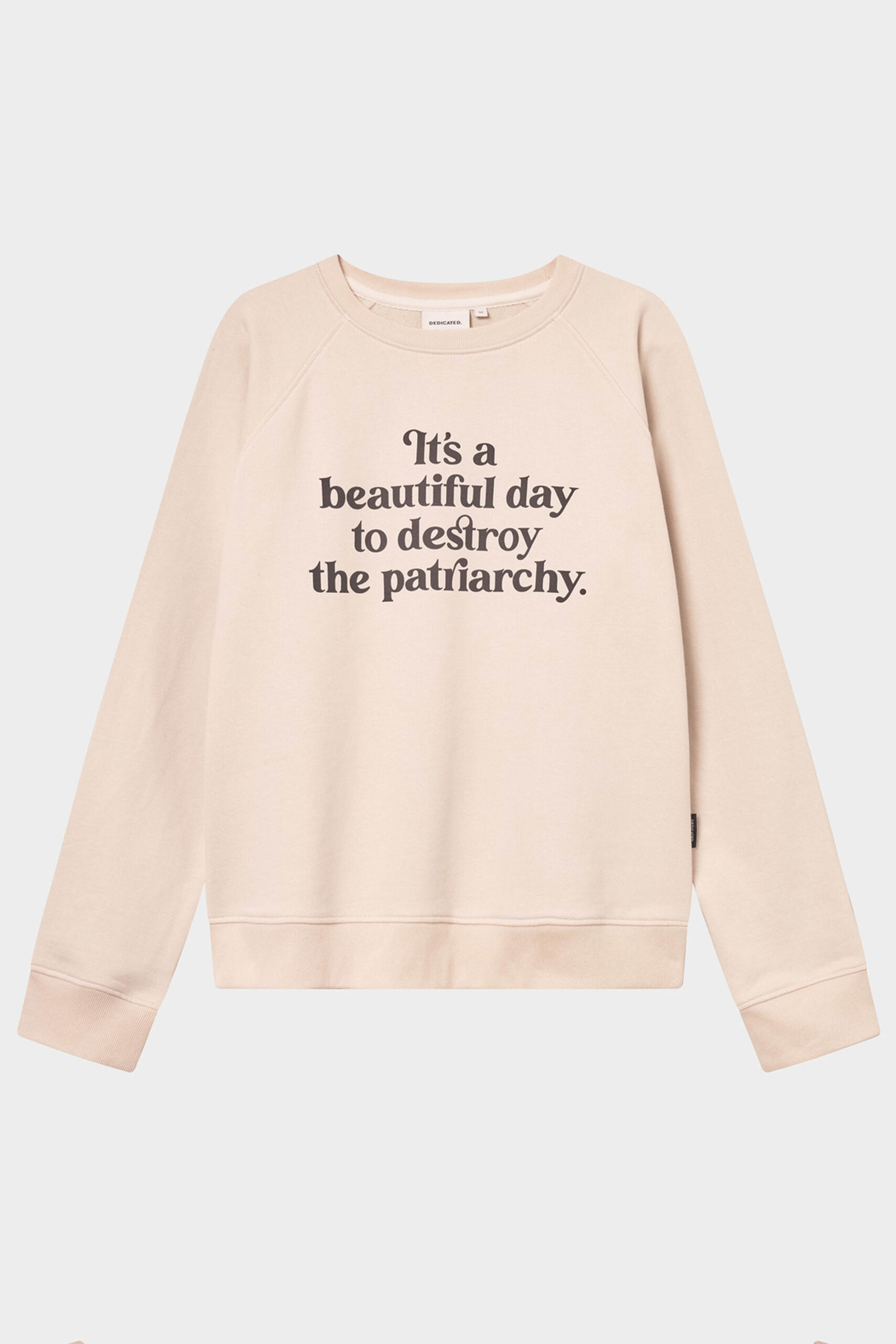 Sudadera de algodón GOTS BEAUTIFUL DAY