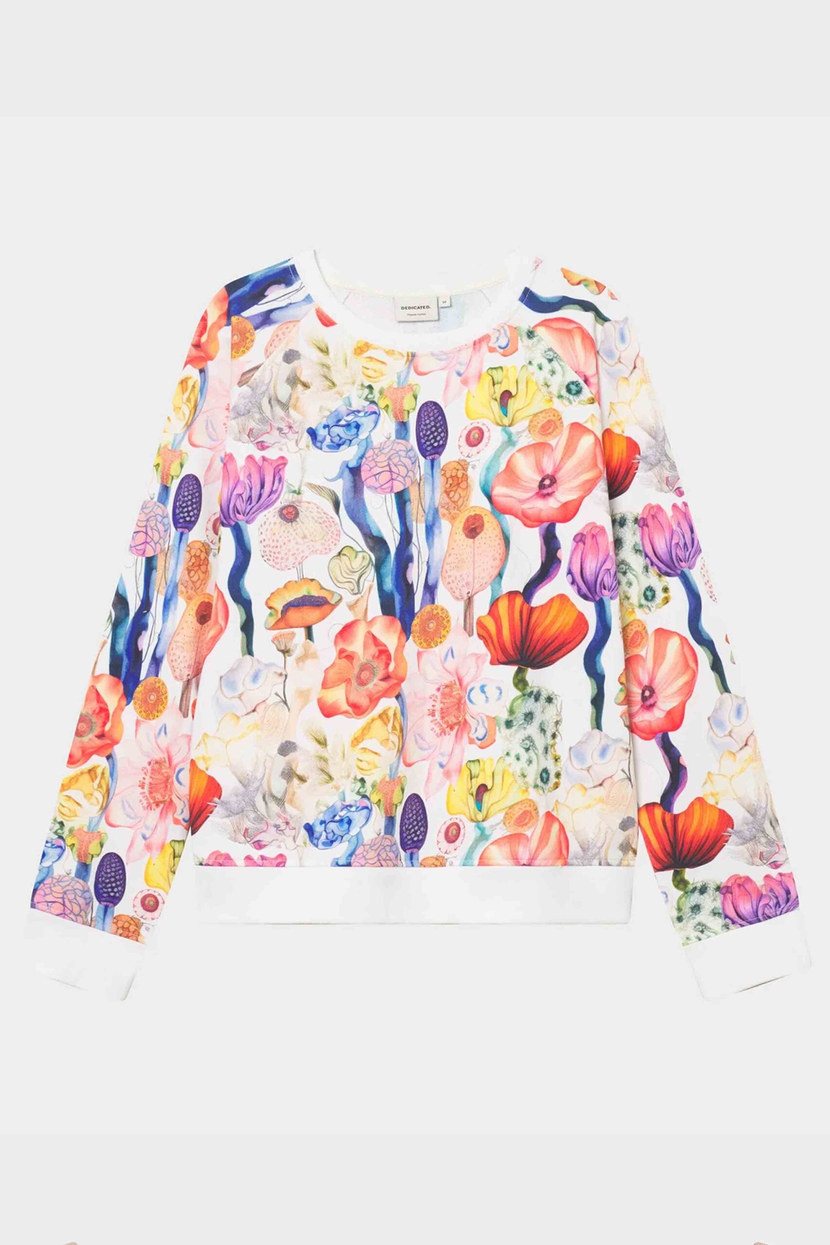 Sudadera de algodón GOTS FANTASY FLOWERS