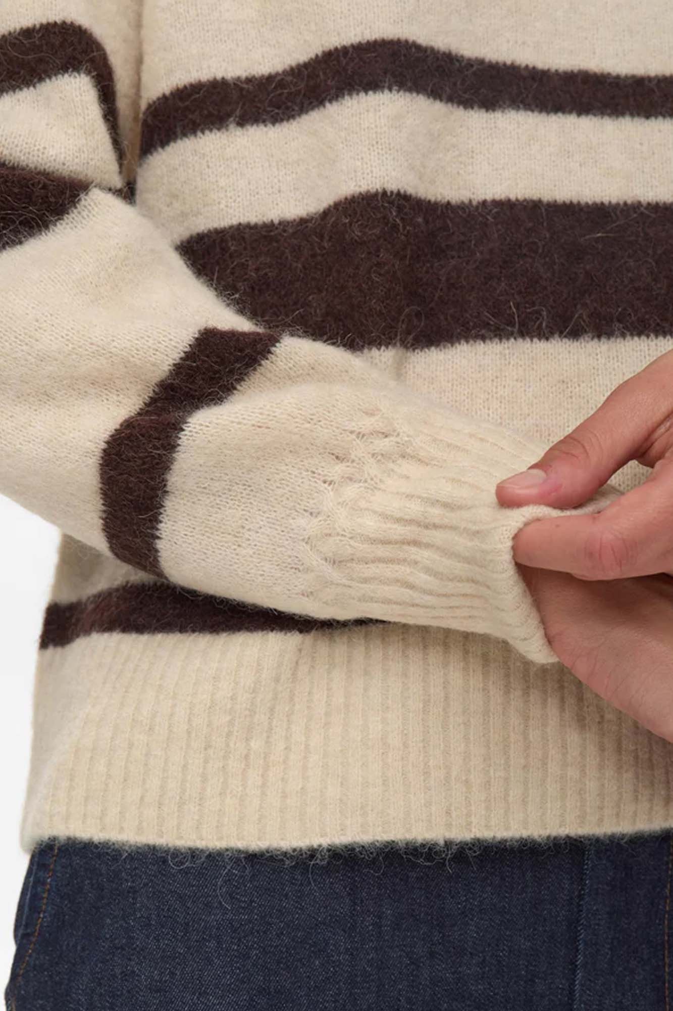 Suéter de rayas anchas NURIETTE