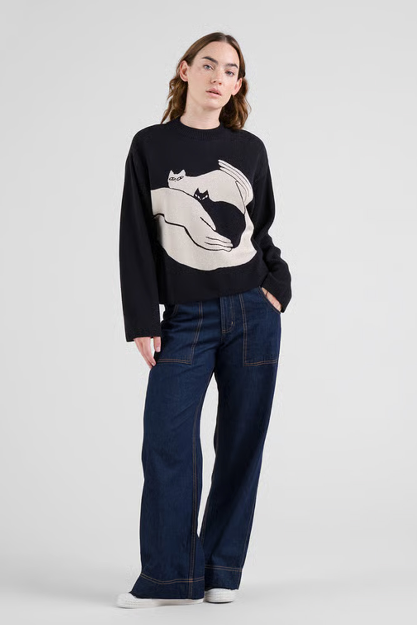 Sweater de algodón GOTS KITTENS