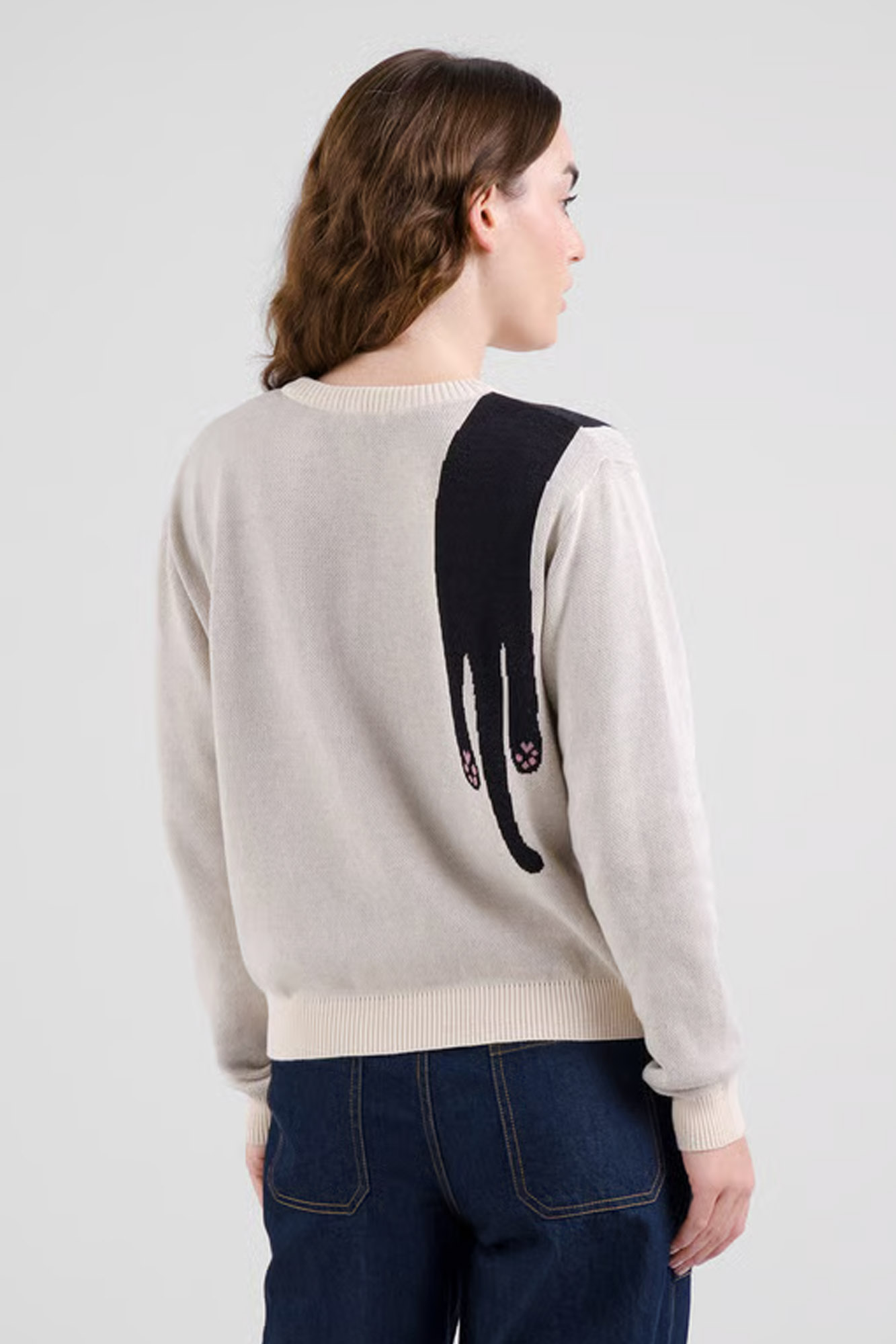 Sweater de algodón GOTS LONG CAT