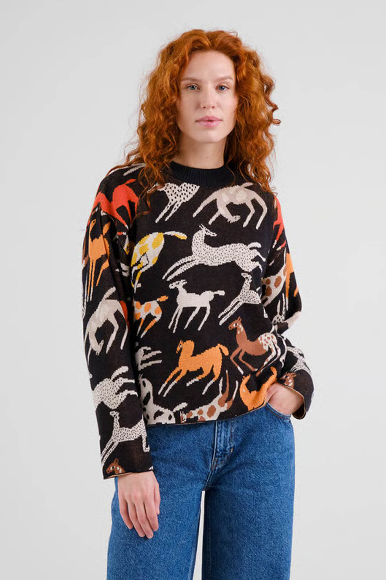 Jersey de algodón orgánico MUSTANG PARTY