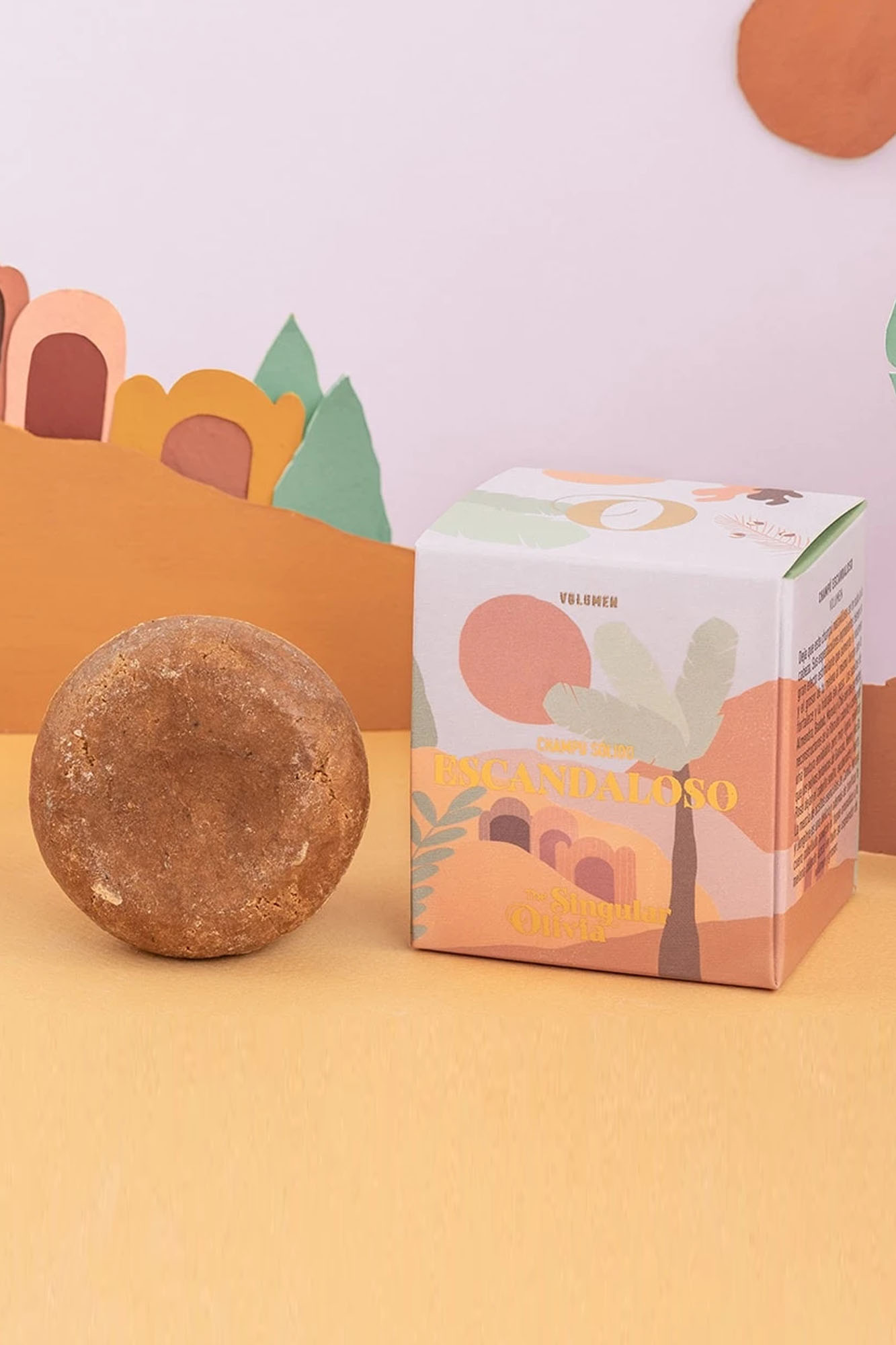 THE SINGULAR OLIVIA champú sólido ESCANDALOSO (especial volumen)