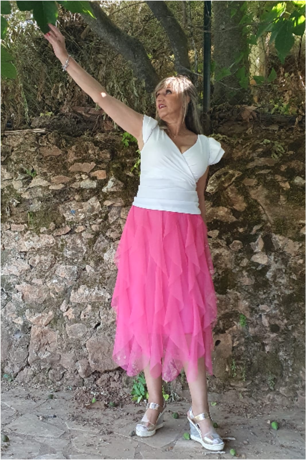 Falda mujer tul volantes - Imagen 6