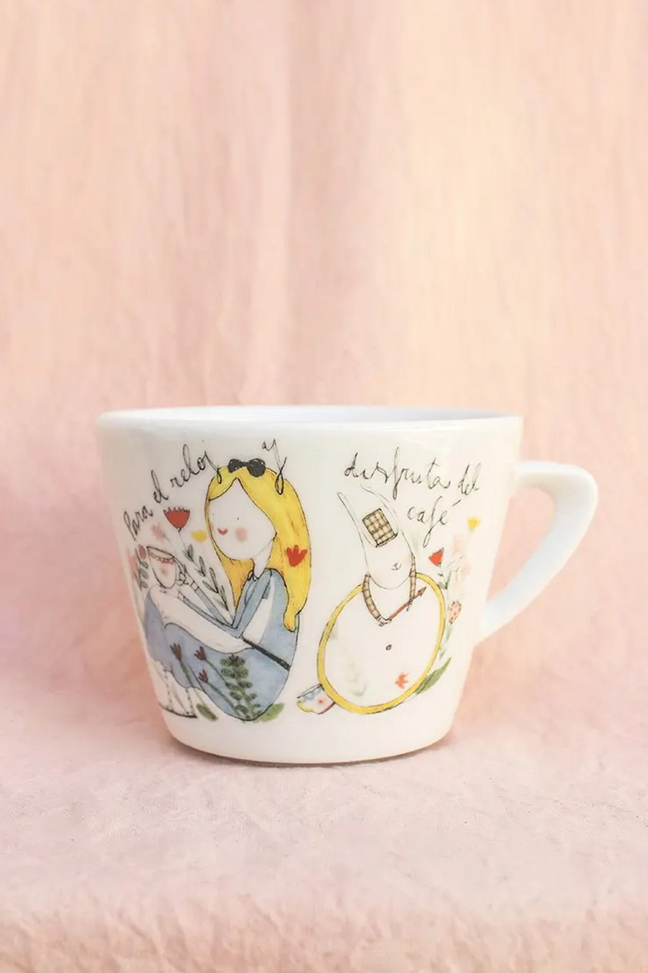 Taza ilustrada ALICIA