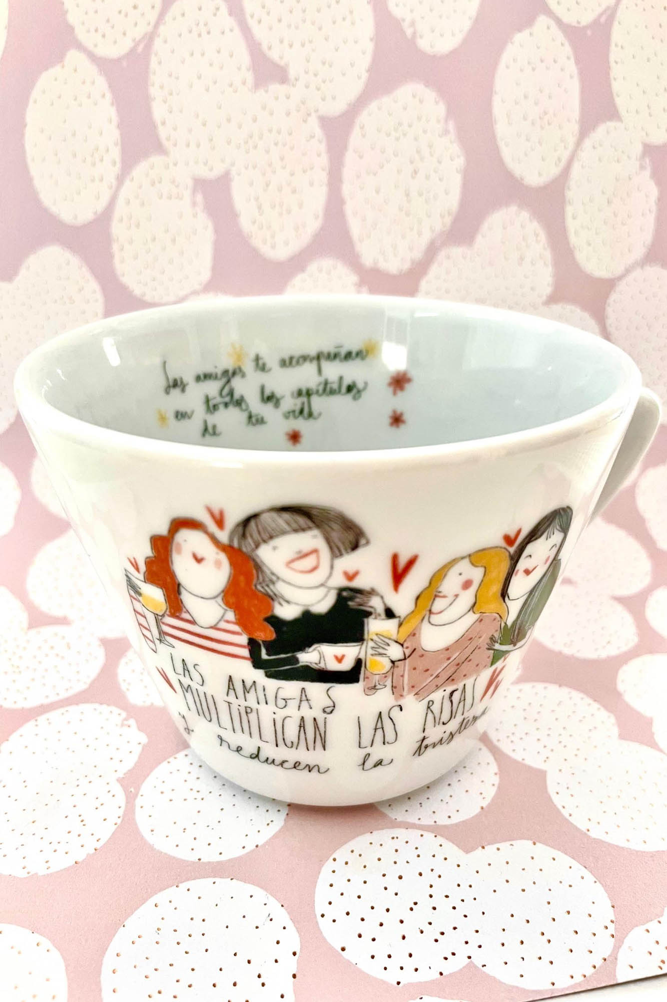 Taza ilustrada AMIGAS