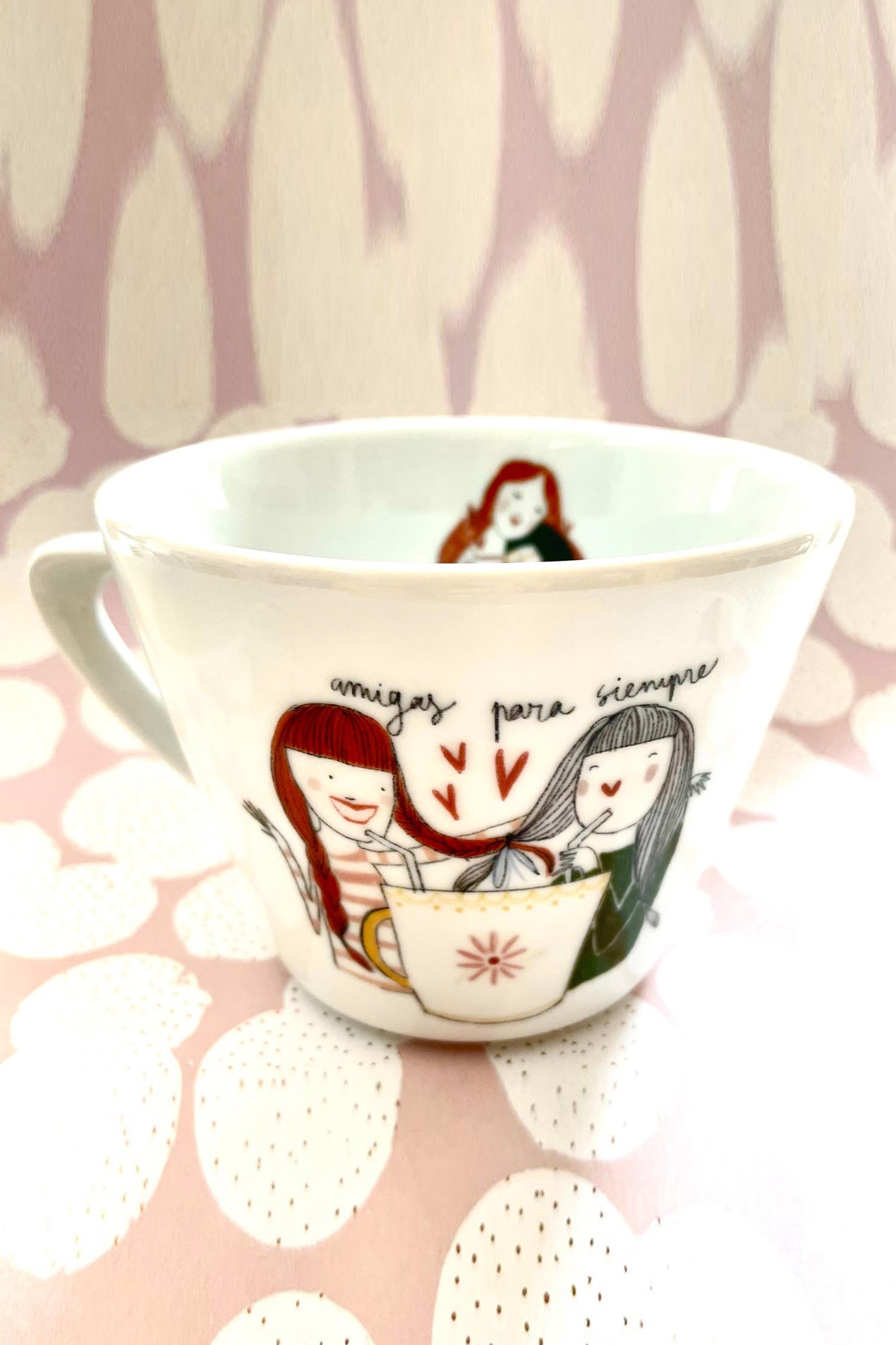 Taza ilustrada AMIGAS - Imagen 3