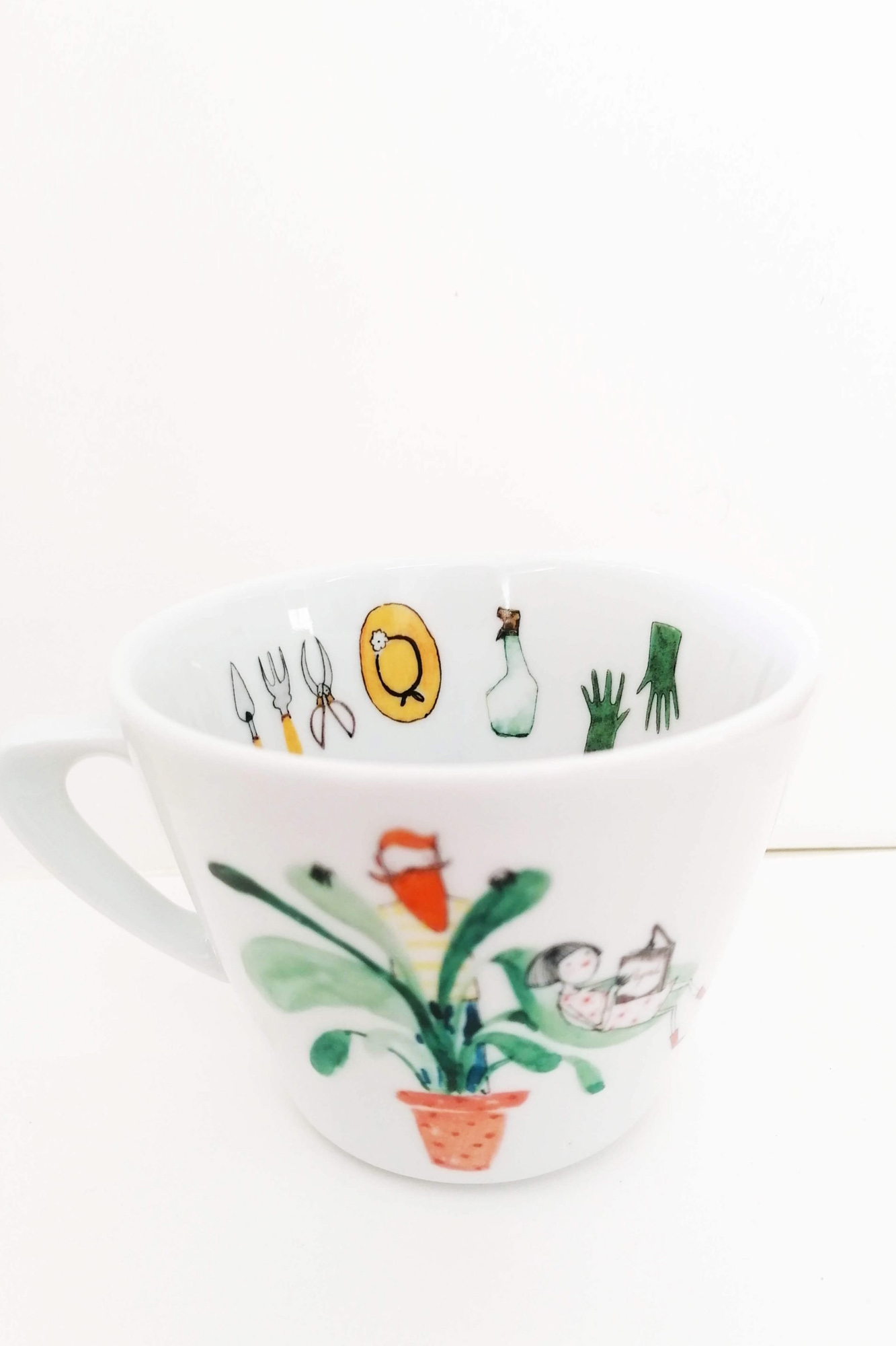 Taza ilustrada JARDINERÍA
