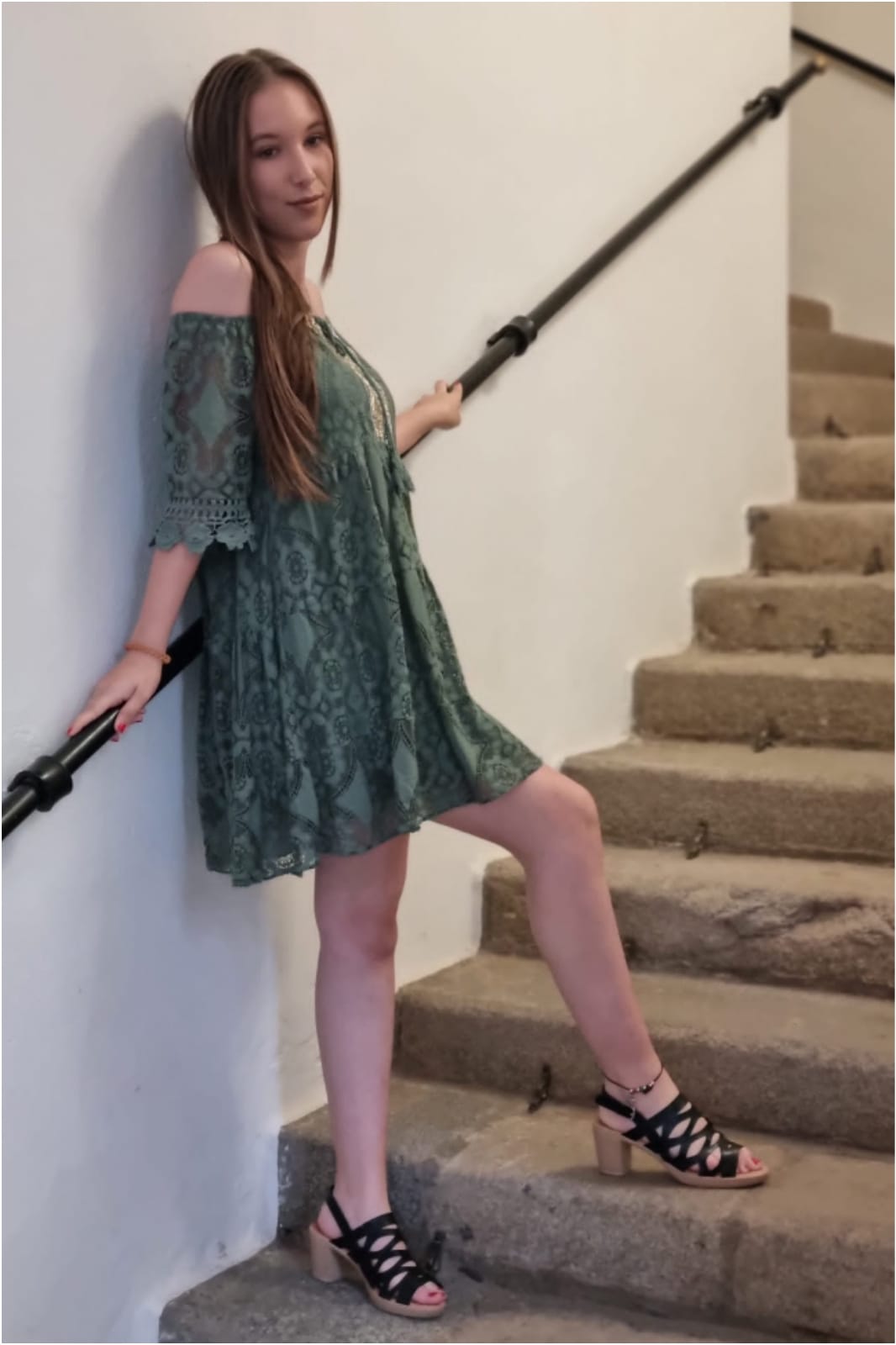 Vestido bohemio mujer encaje - Imagen 4