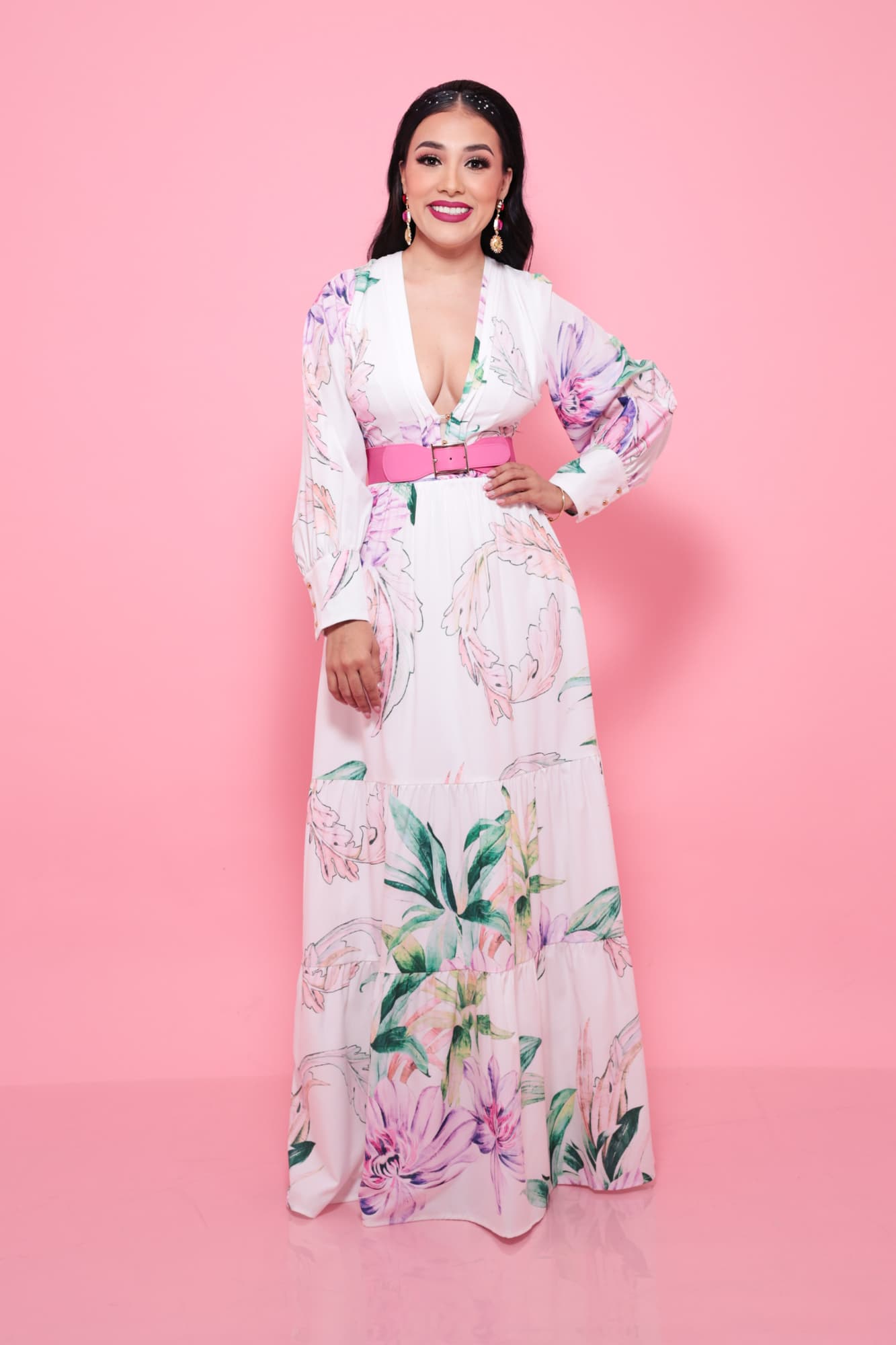 MAXI VESTIDO FLOREADO P06797