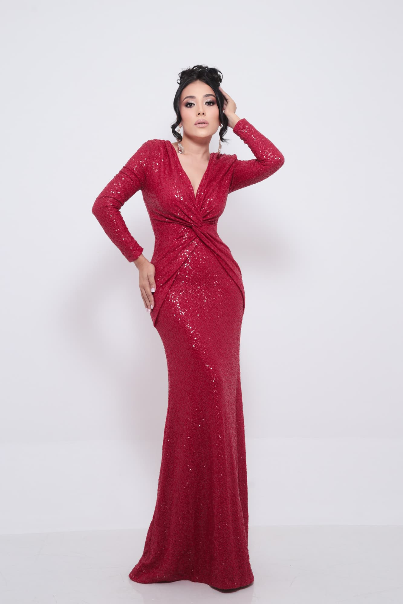 Maxi Vestido Red P06939