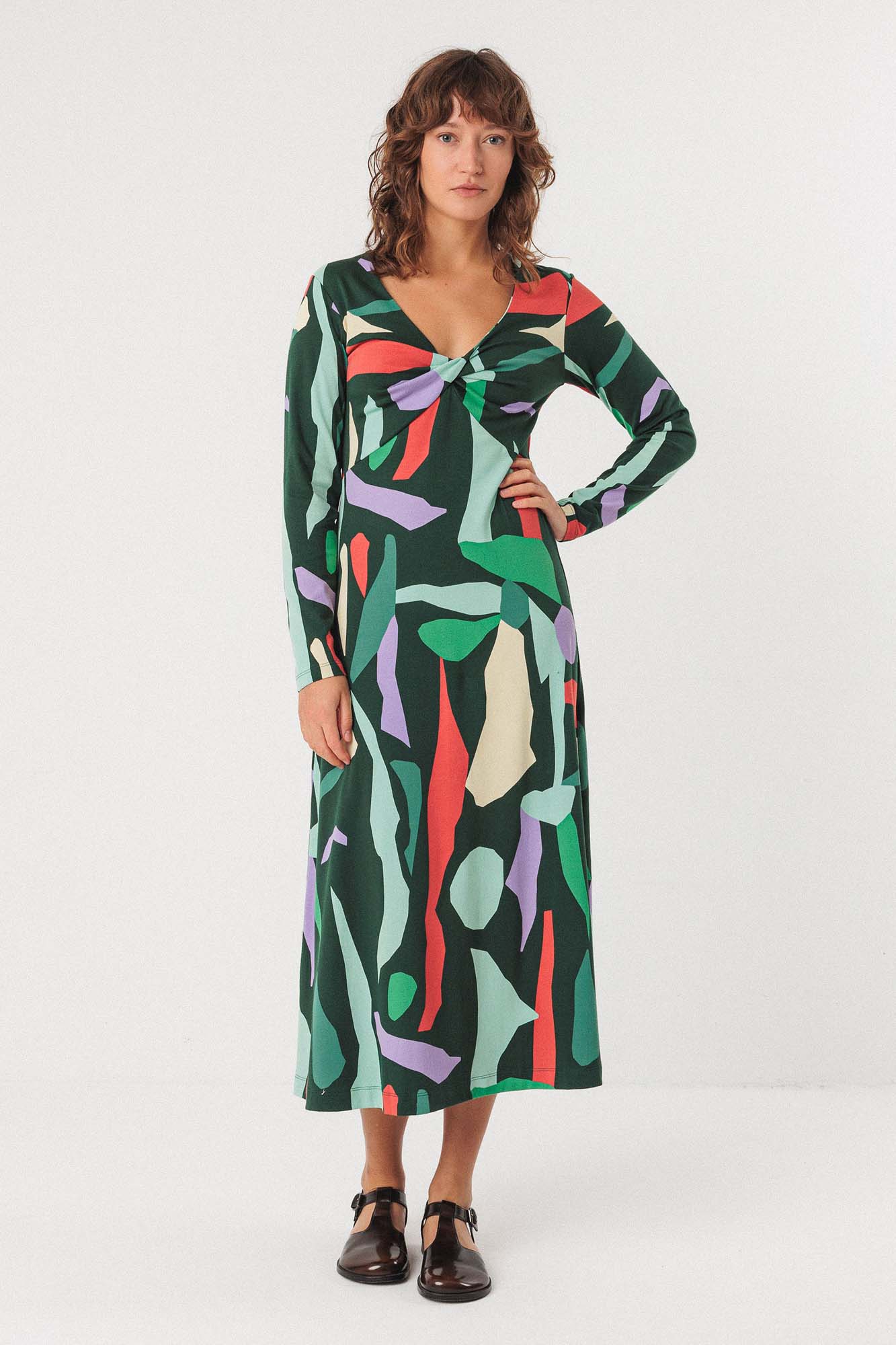 Vestido de algodón IRANTZU GOTS